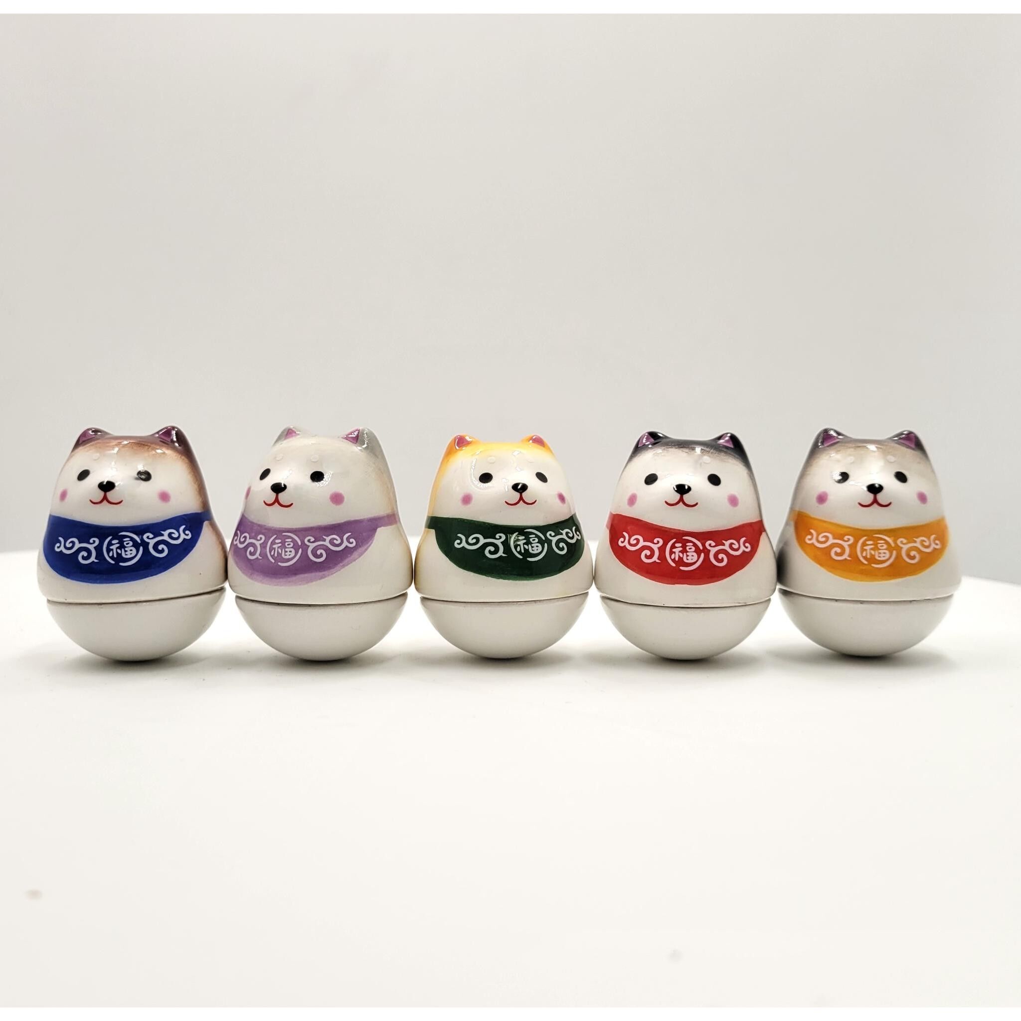 Yurayura Shiba INU aufrichtende Keramikpuppe