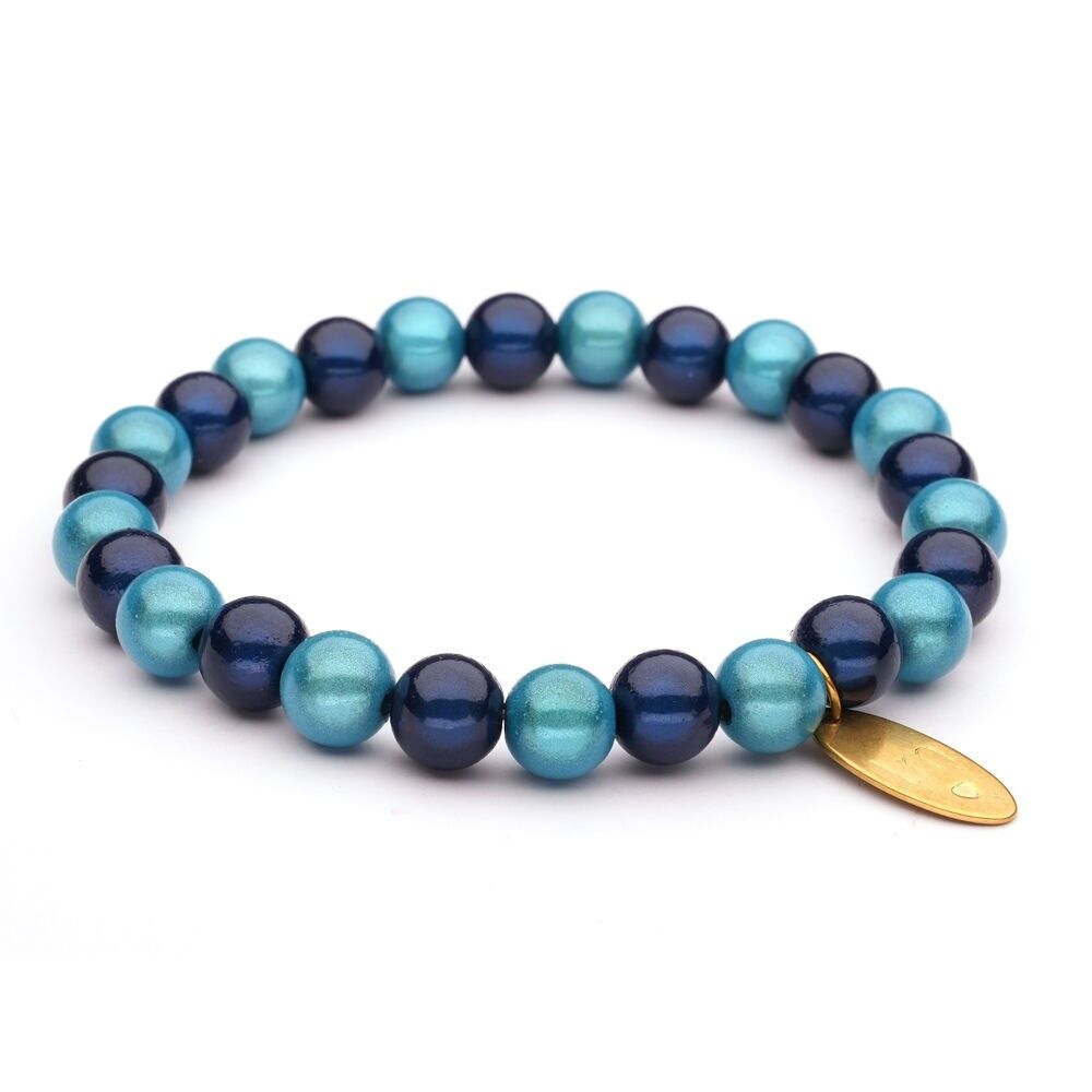 Bracciale LizzyMae Galaxy Pearl blu