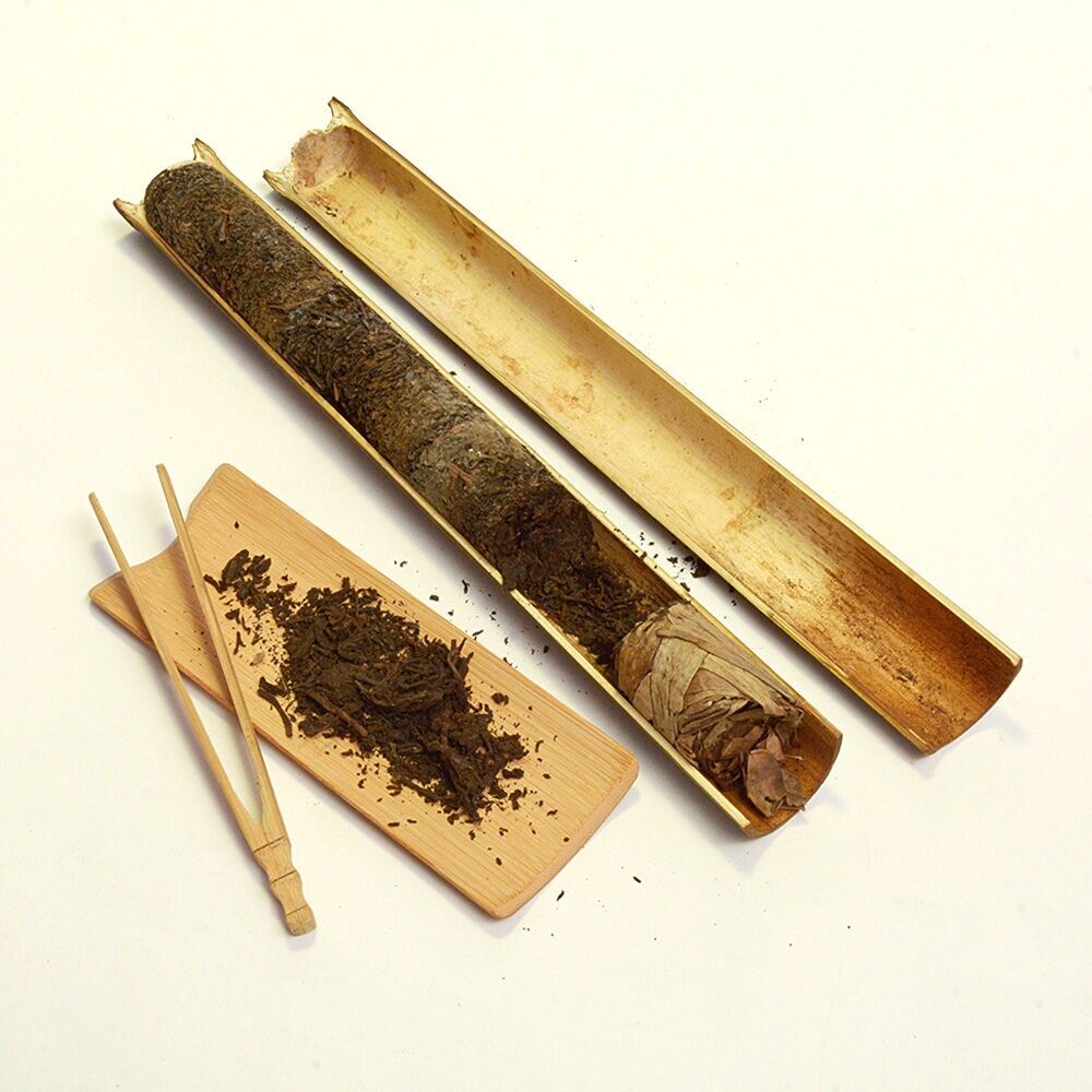 Tè Puer Shu (cotto) Smoked Bamboo 200gr