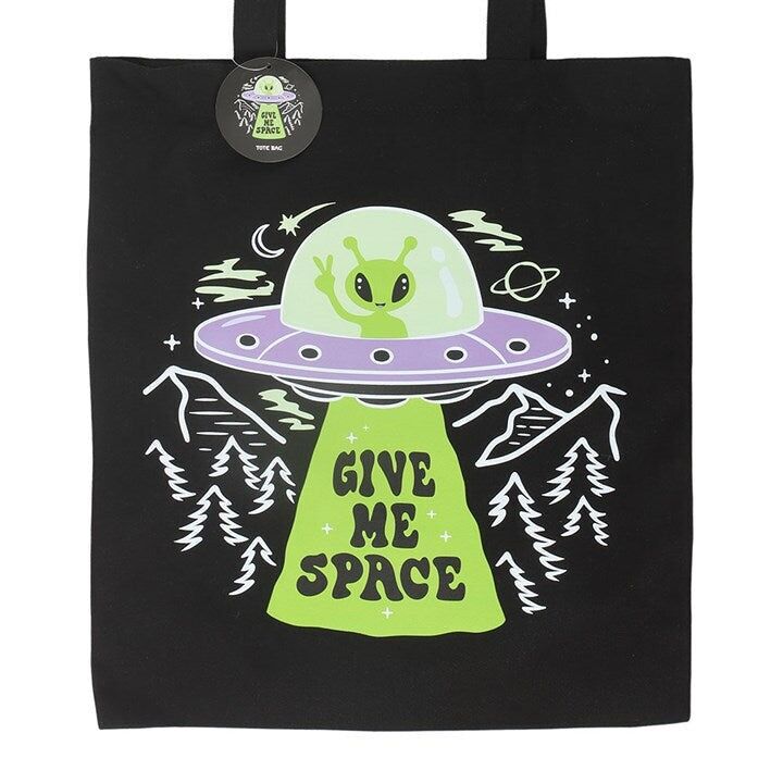 Borsa tote Give Me Space Alien UFO
