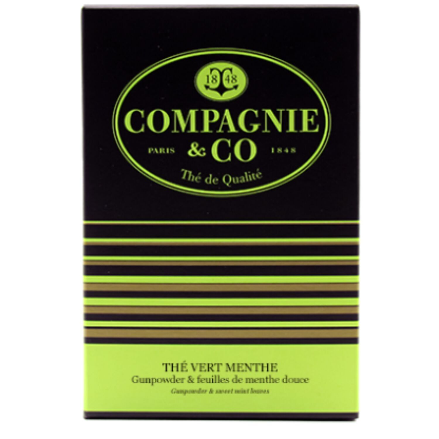 Compagnie & Co – Thé Vert à la Menthe – 25 Sachets