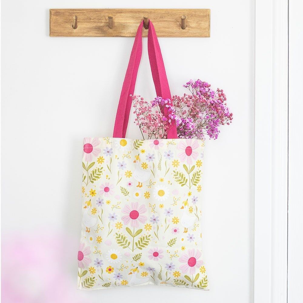 Borsa tote con stampa Daisy & Duck