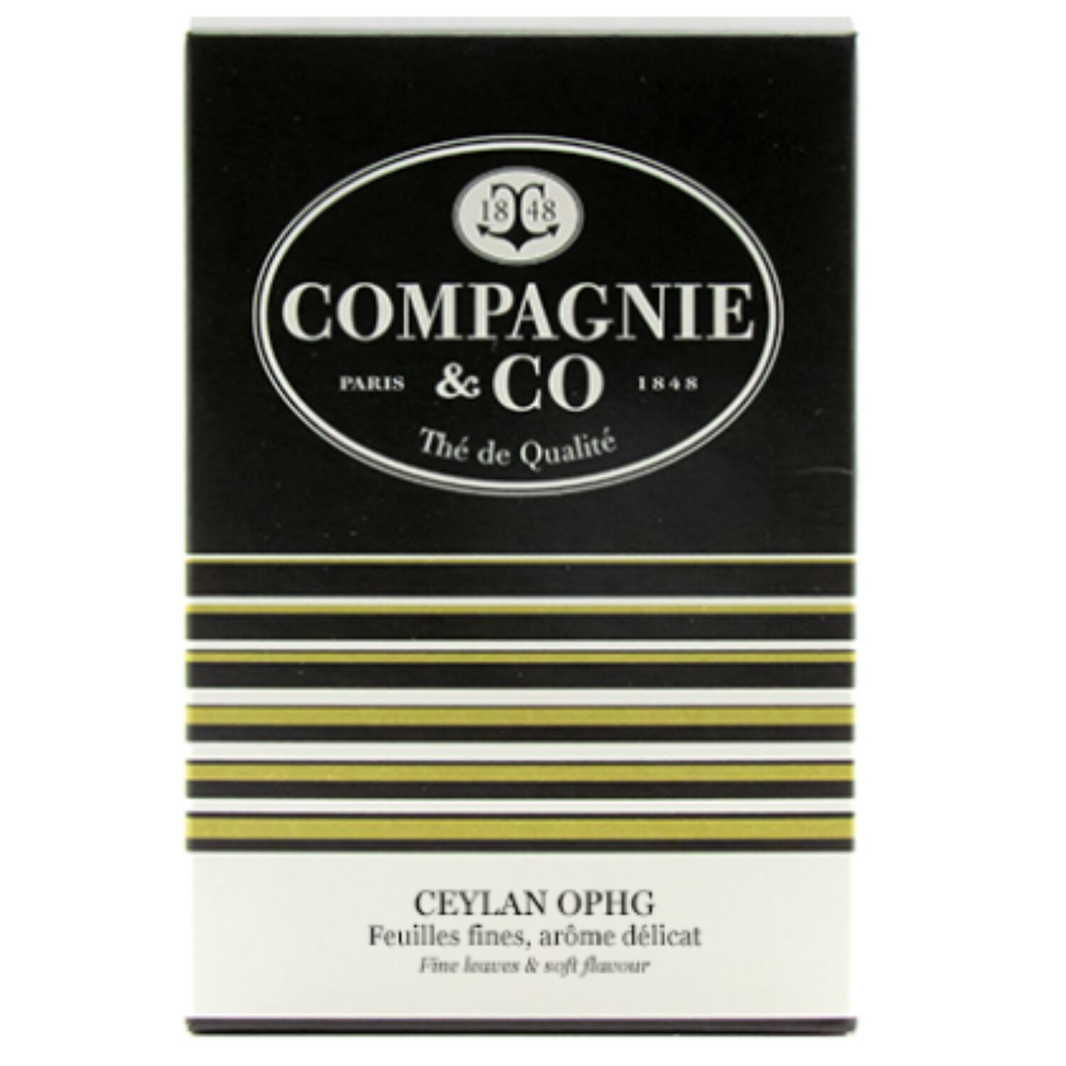 Compagnie & Co – Thé Noir Ceylan OPHG 25 sachets