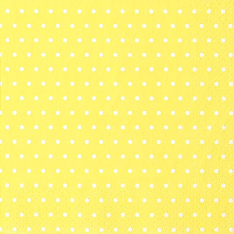 Mini Dots jaune/blanc