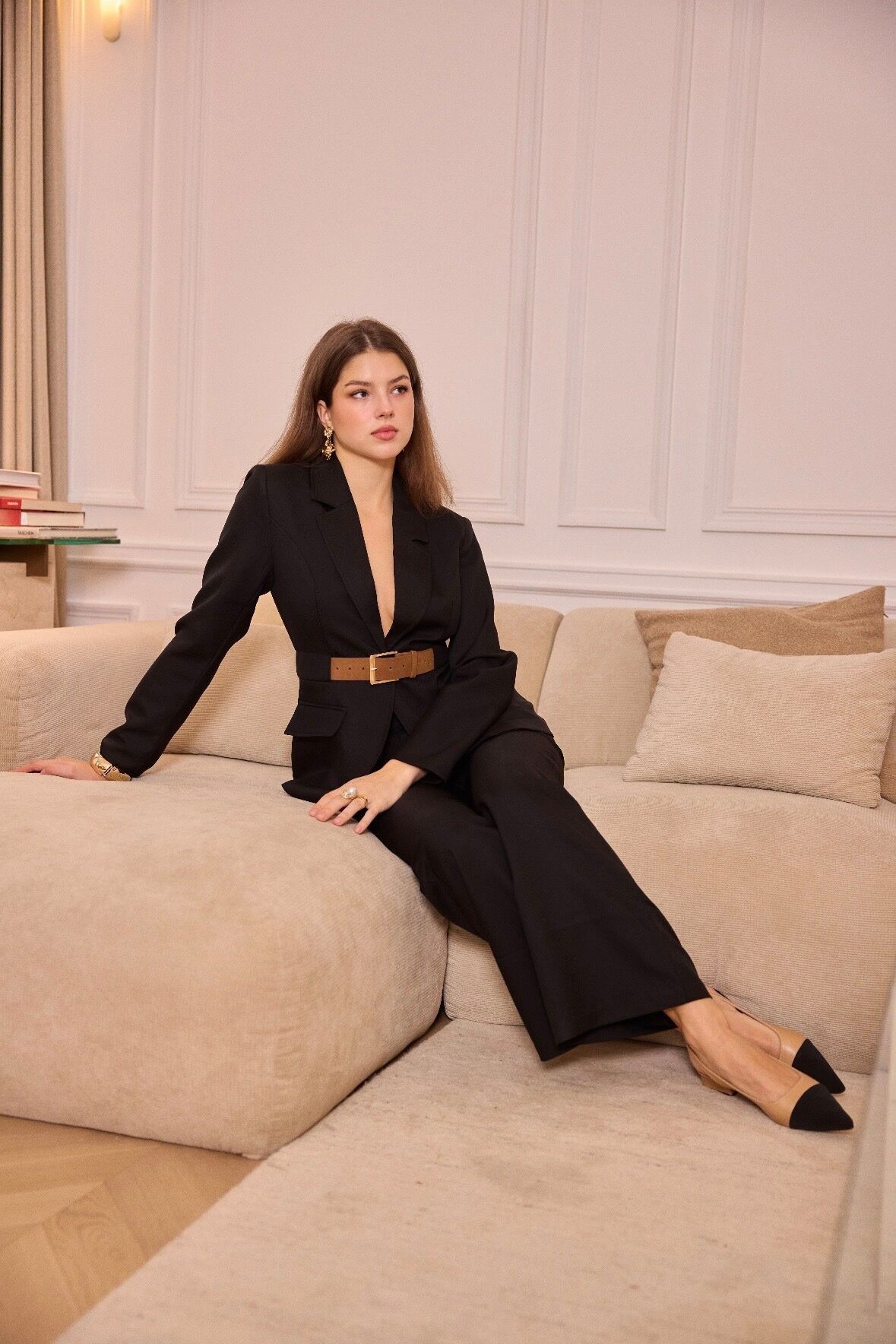 Pantaloni sartoriali a gamba dritta - 3216