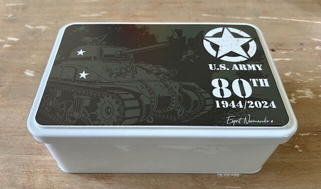 Boîte à sucre métal "Tank - D-Day"