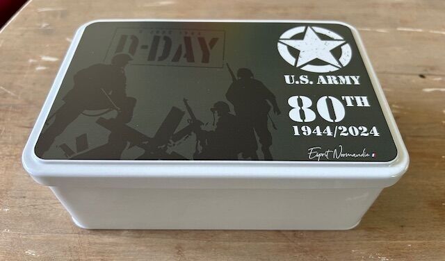 Boîte à sucre métal "Soldat - D-Day"