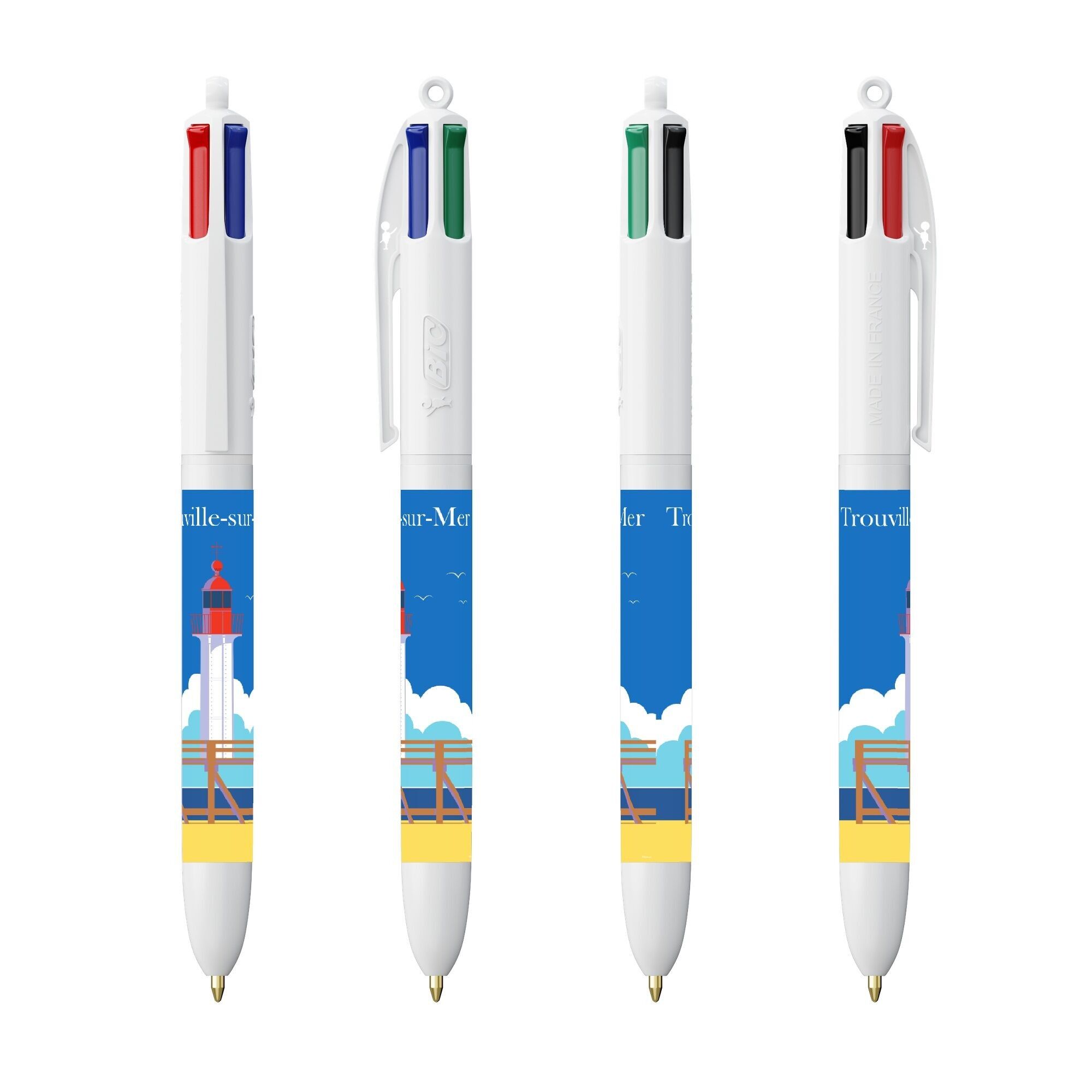 Bic 4 couleurs "Phare de Trouville-sur-Mer"