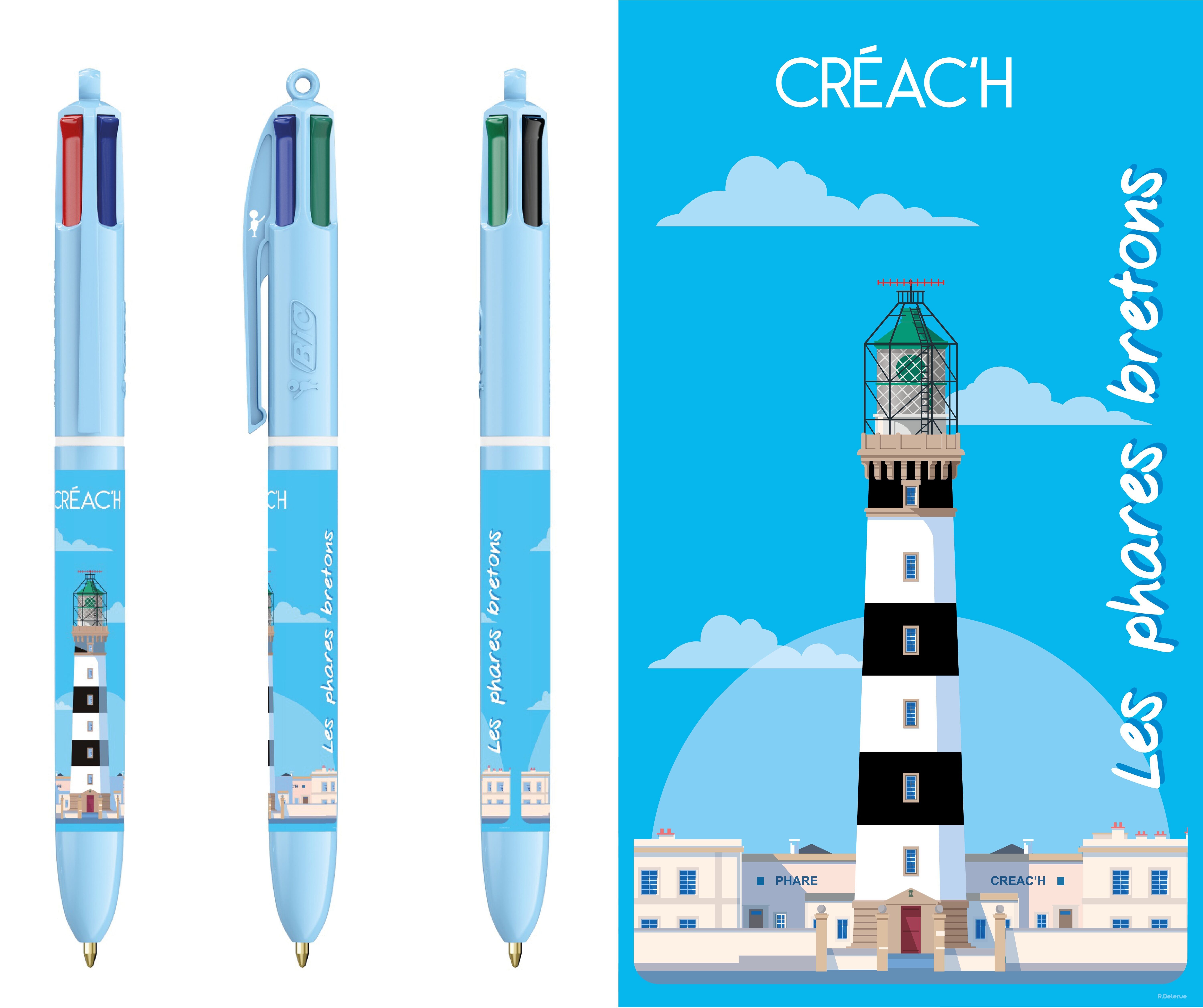 Bic 4 couleurs "Phare du Créac'h"