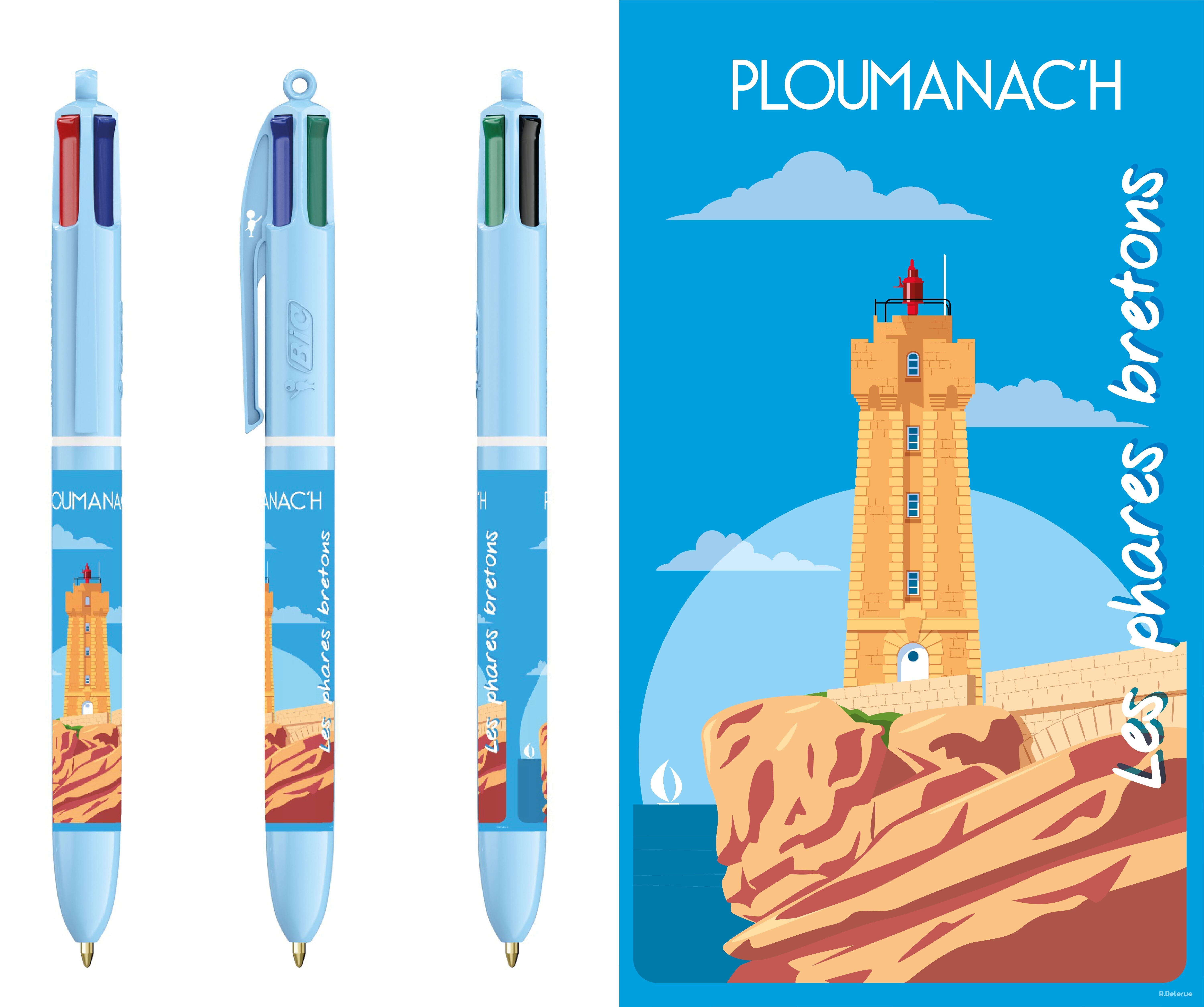 Bic 4 couleurs "Phare de Ploumanac'h