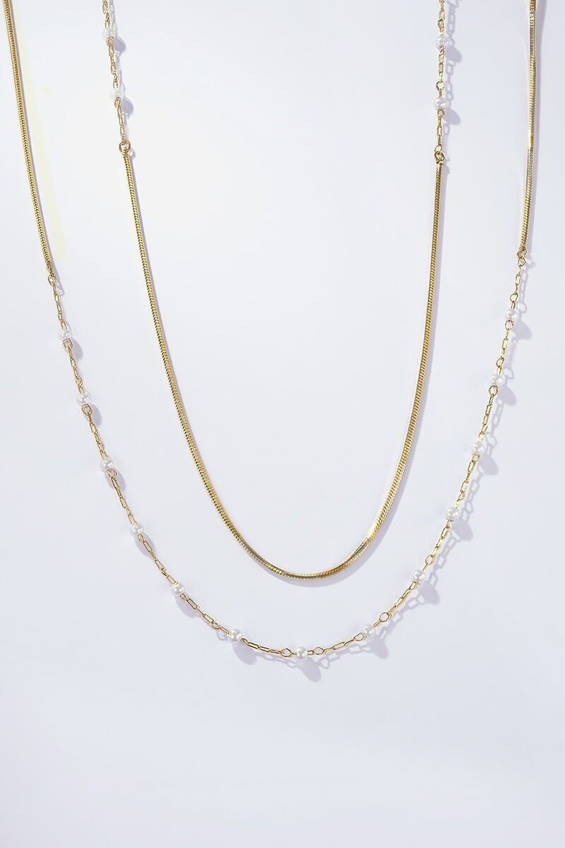 Collana lunga in acciaio inossidabile 224AQ226