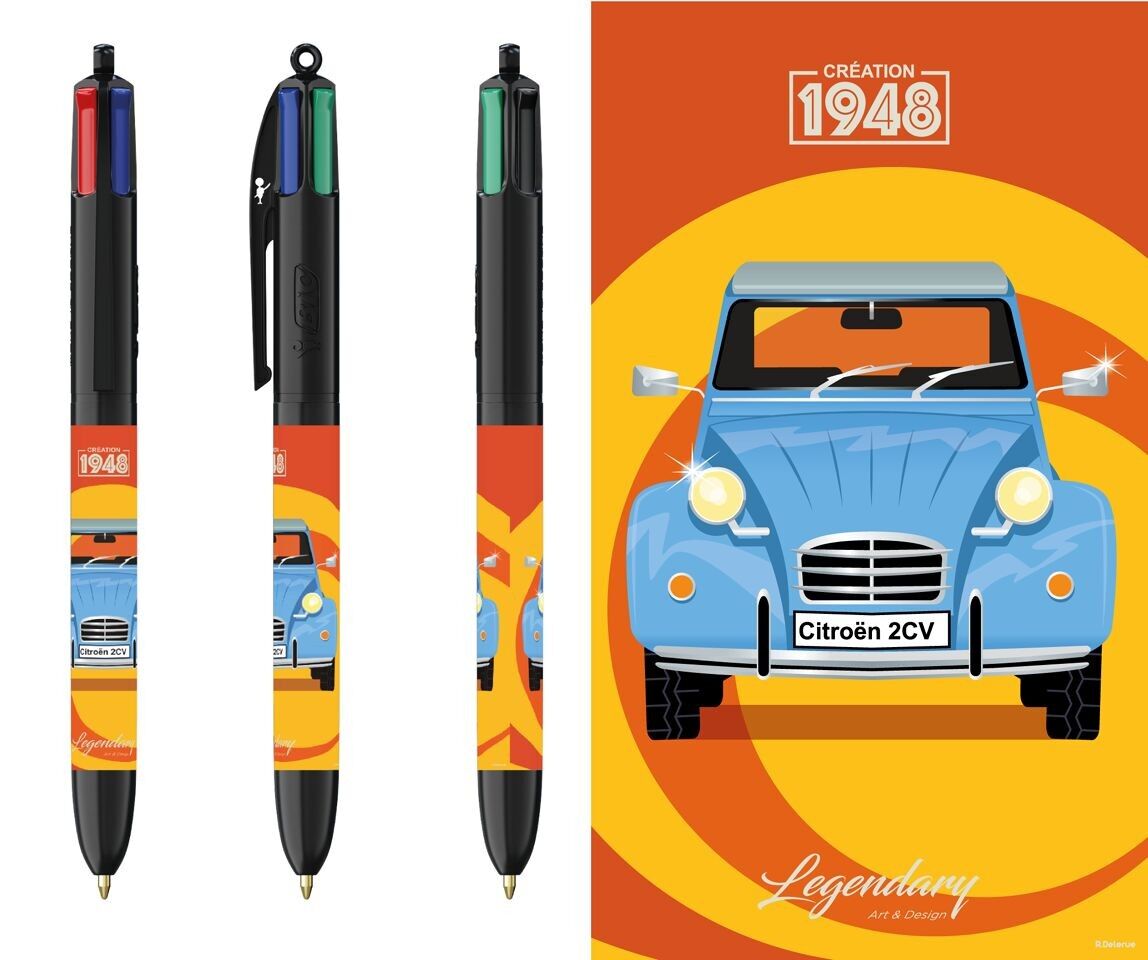 Bic 4-Farben-Stift „Citroën 2CV“