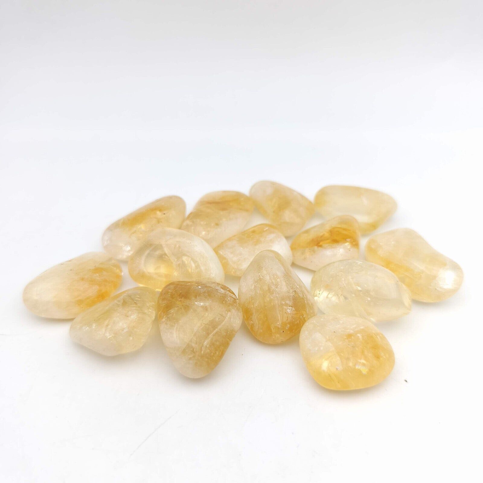 Trommelsteine ​​– Erhitzter Citrin