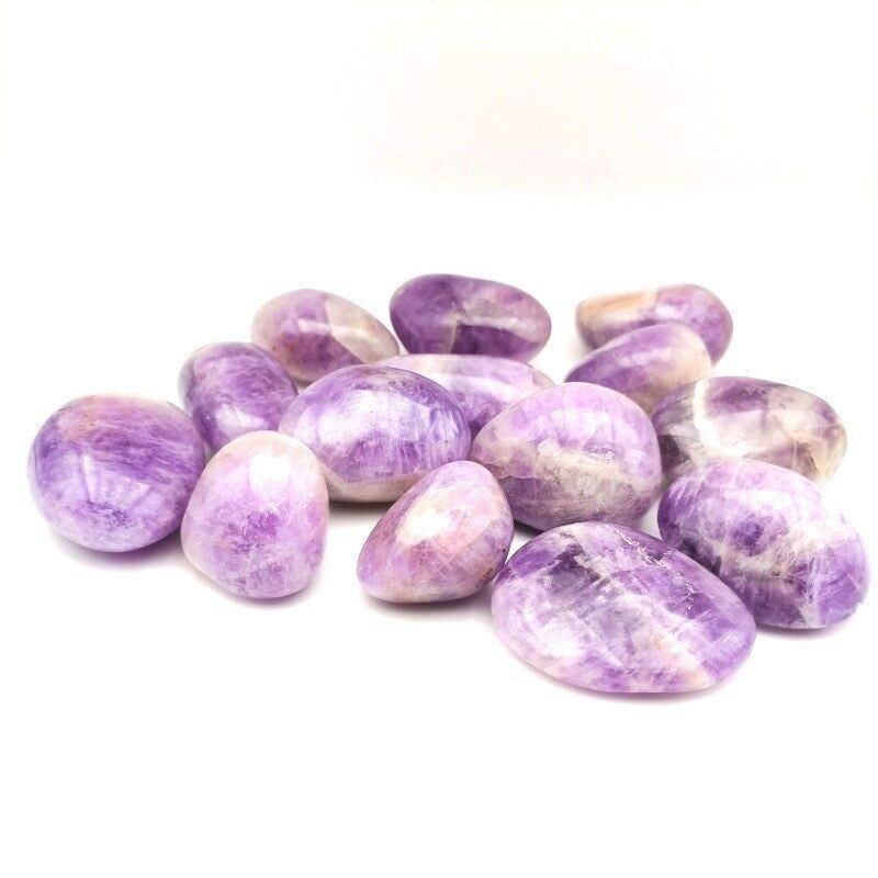 Kleine Kieselsteine ​​– Chevron-Amethyst