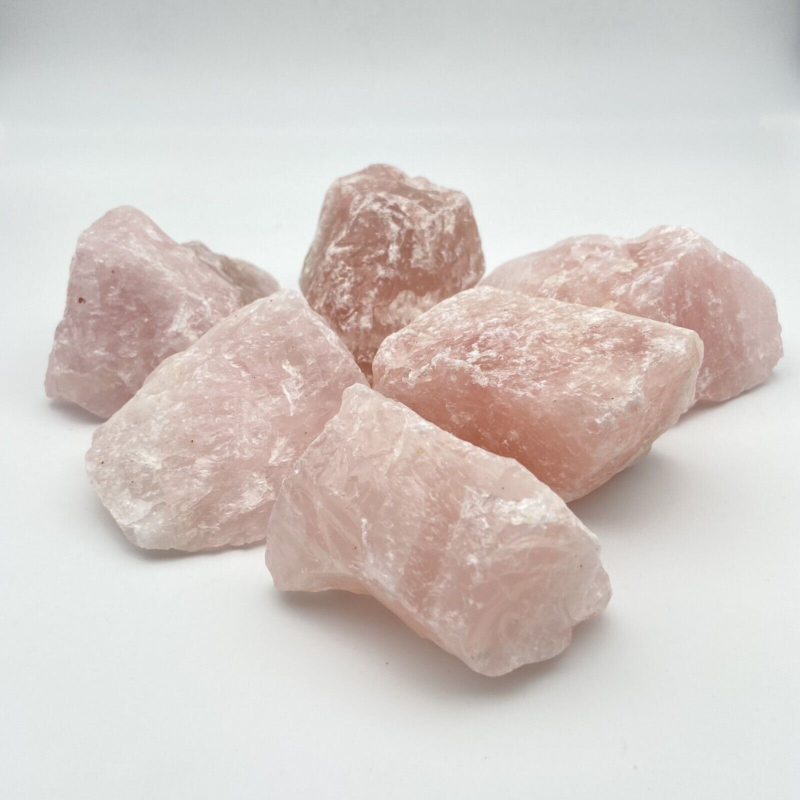 Rohsteine ​​– Rosenquarz