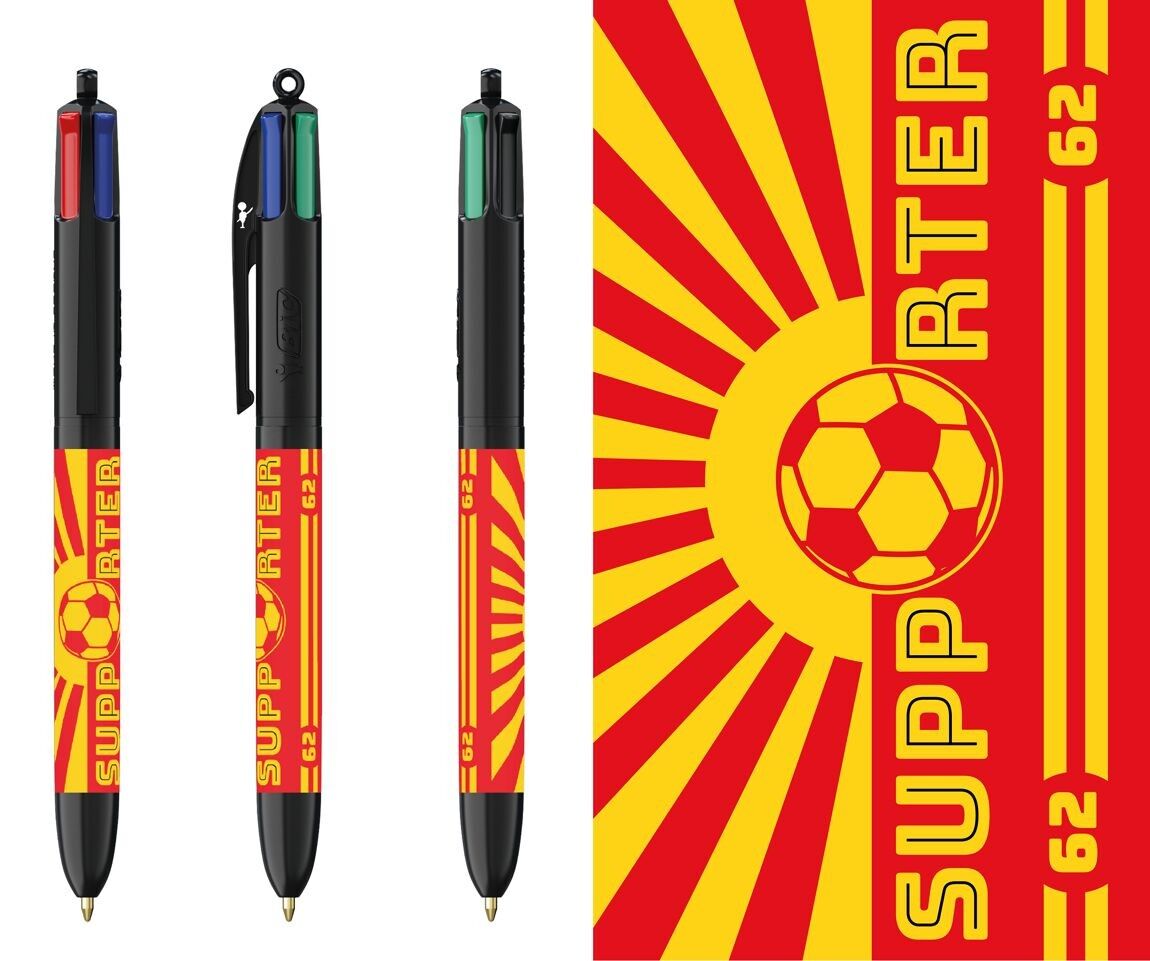 Bic 4 couleurs "Supporter 62"