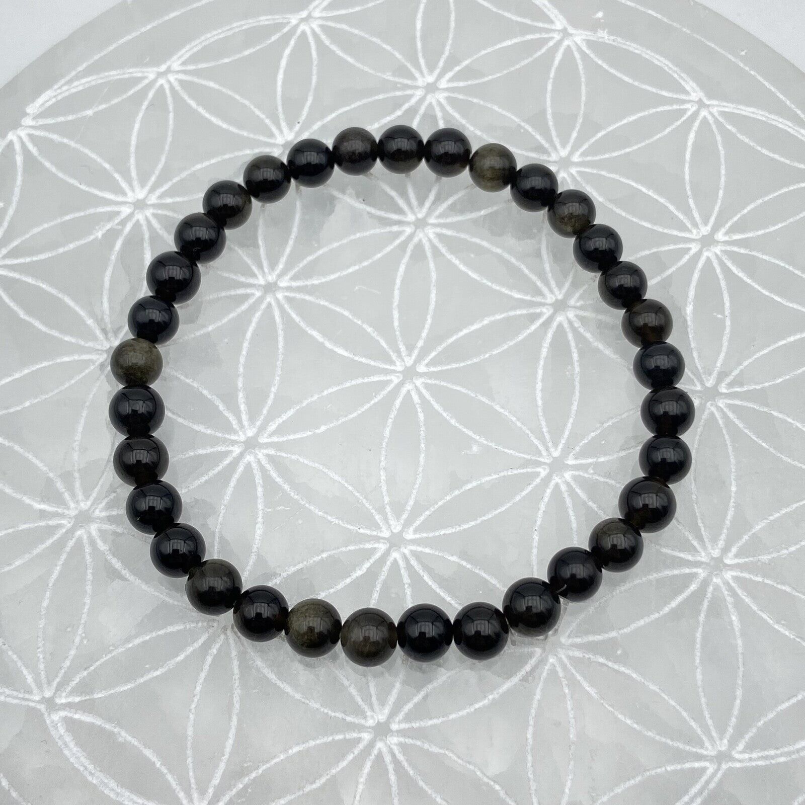 Armband - Goldener Obsidian (6 mm)