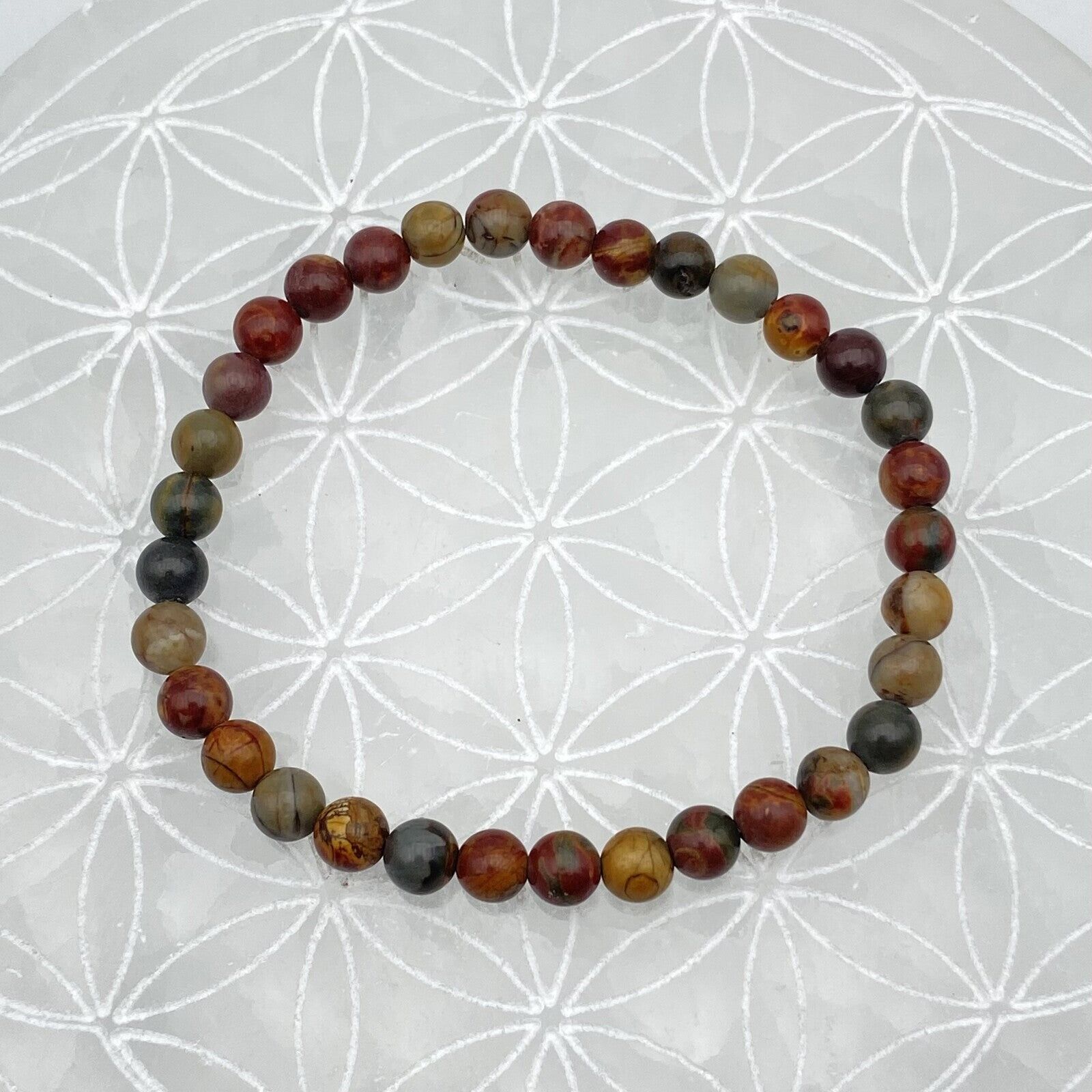 Bracelet - Jaspe Picasso (6 mm)