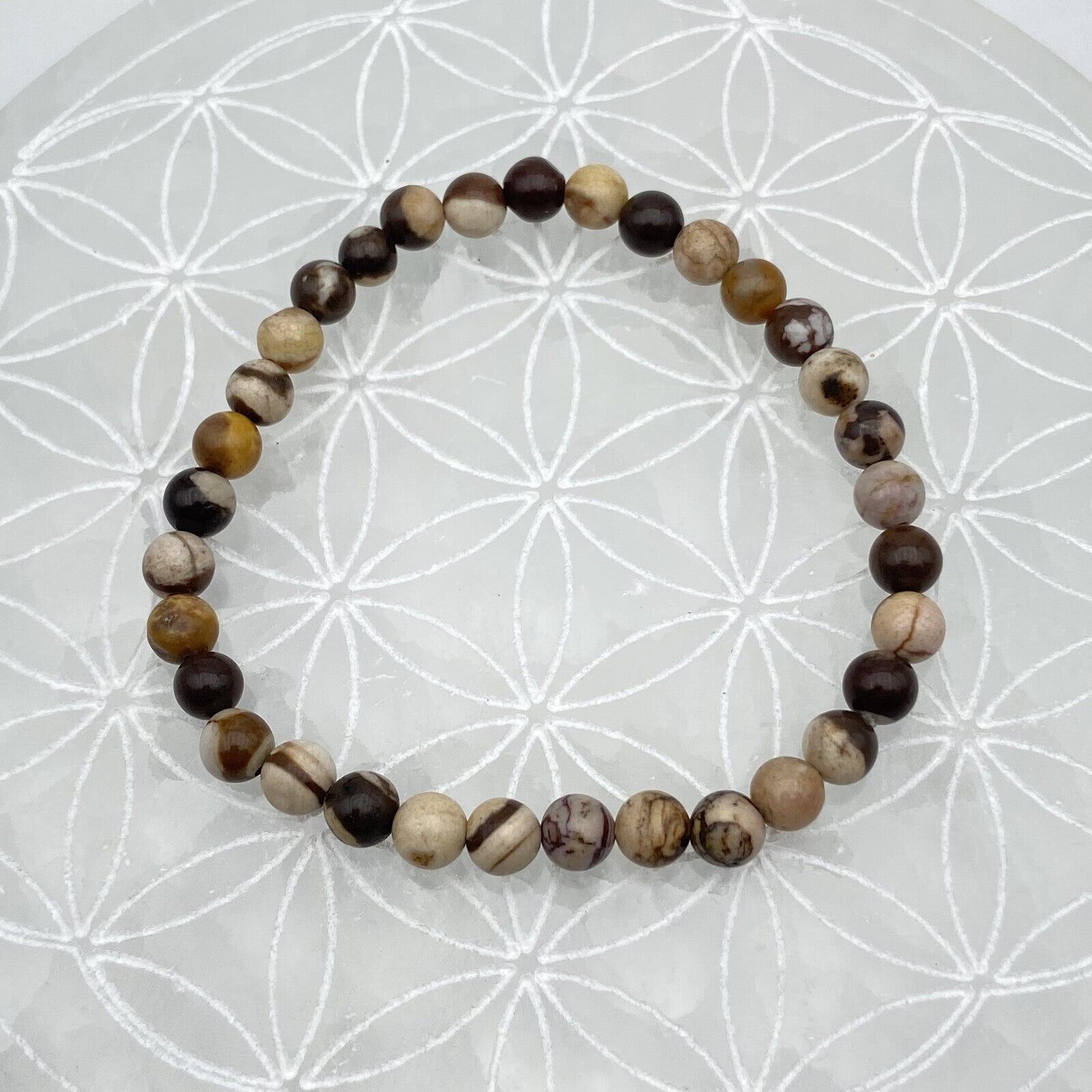 Armband – Zebra-Jaspis (6 mm)