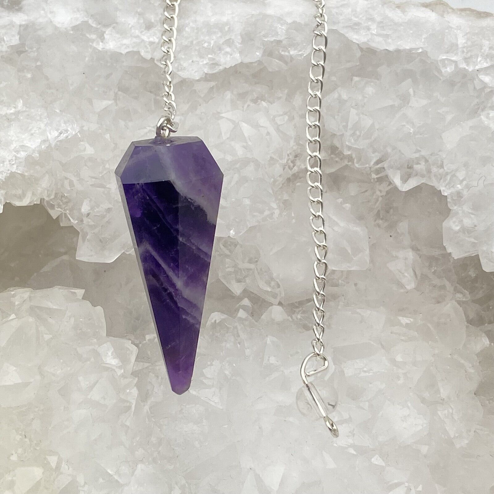 Pendel - Chevron-Amethyst