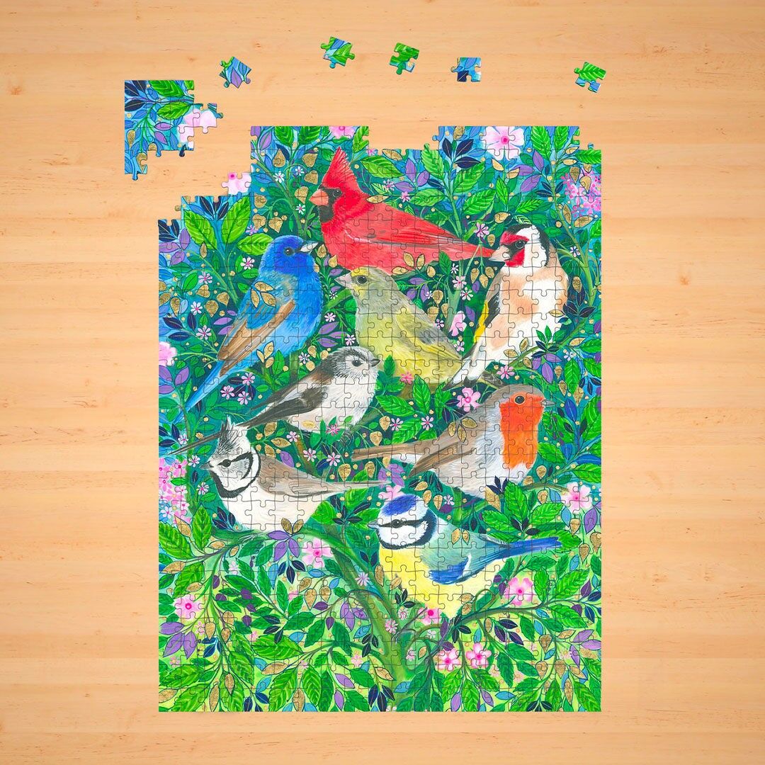 1000-teiliges Puzzle „Der Vogelbaum“