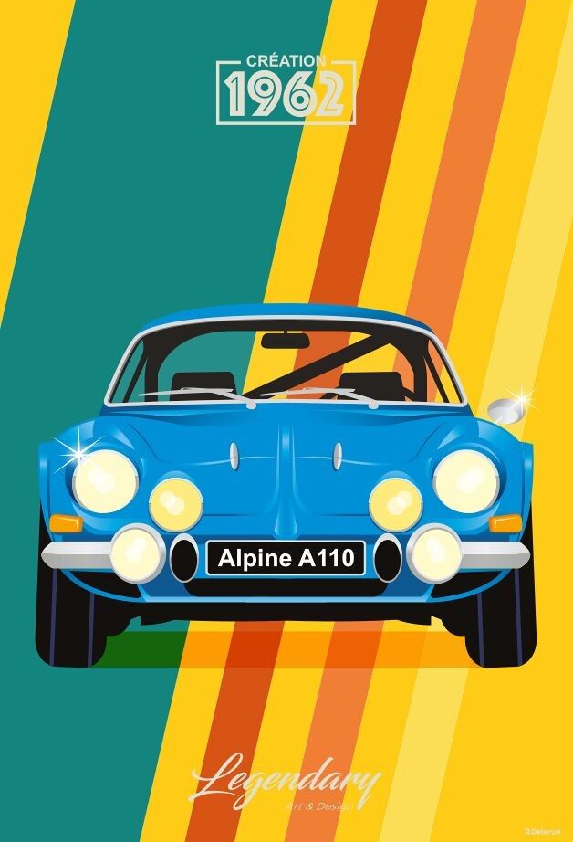 Magnet "Renault Alpine A110"