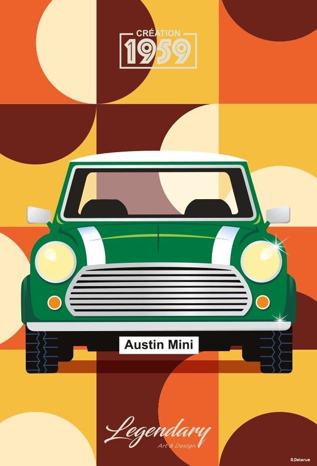 Magnet "Mini Cooper verte"