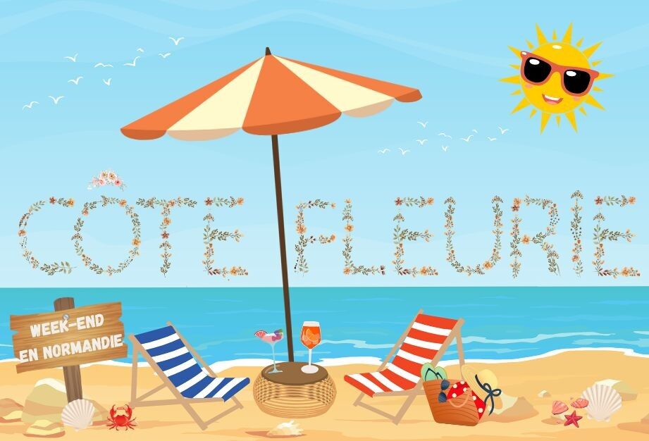 Magnet "Côte Fleurie"