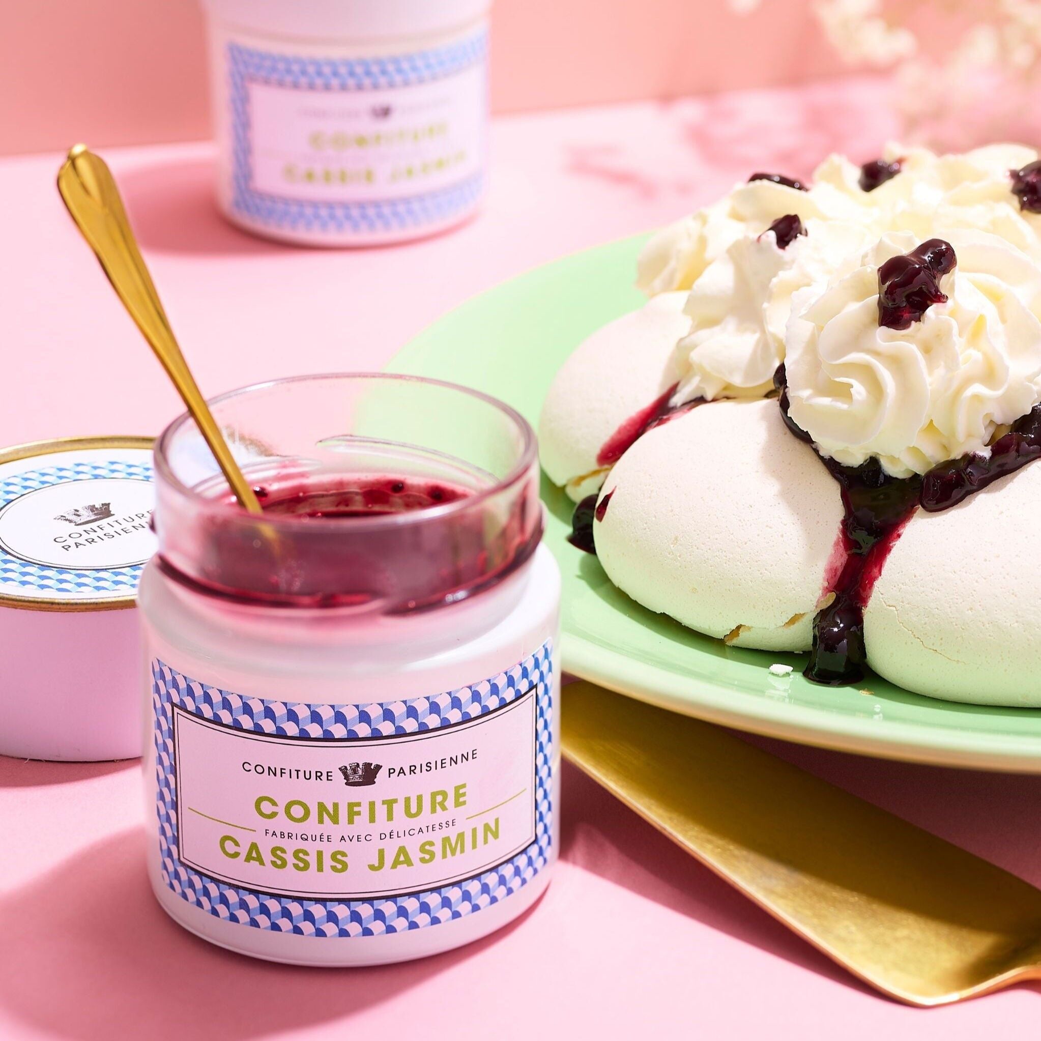 Schwarze Johannisbeer- und Jasminmarmelade 250 g