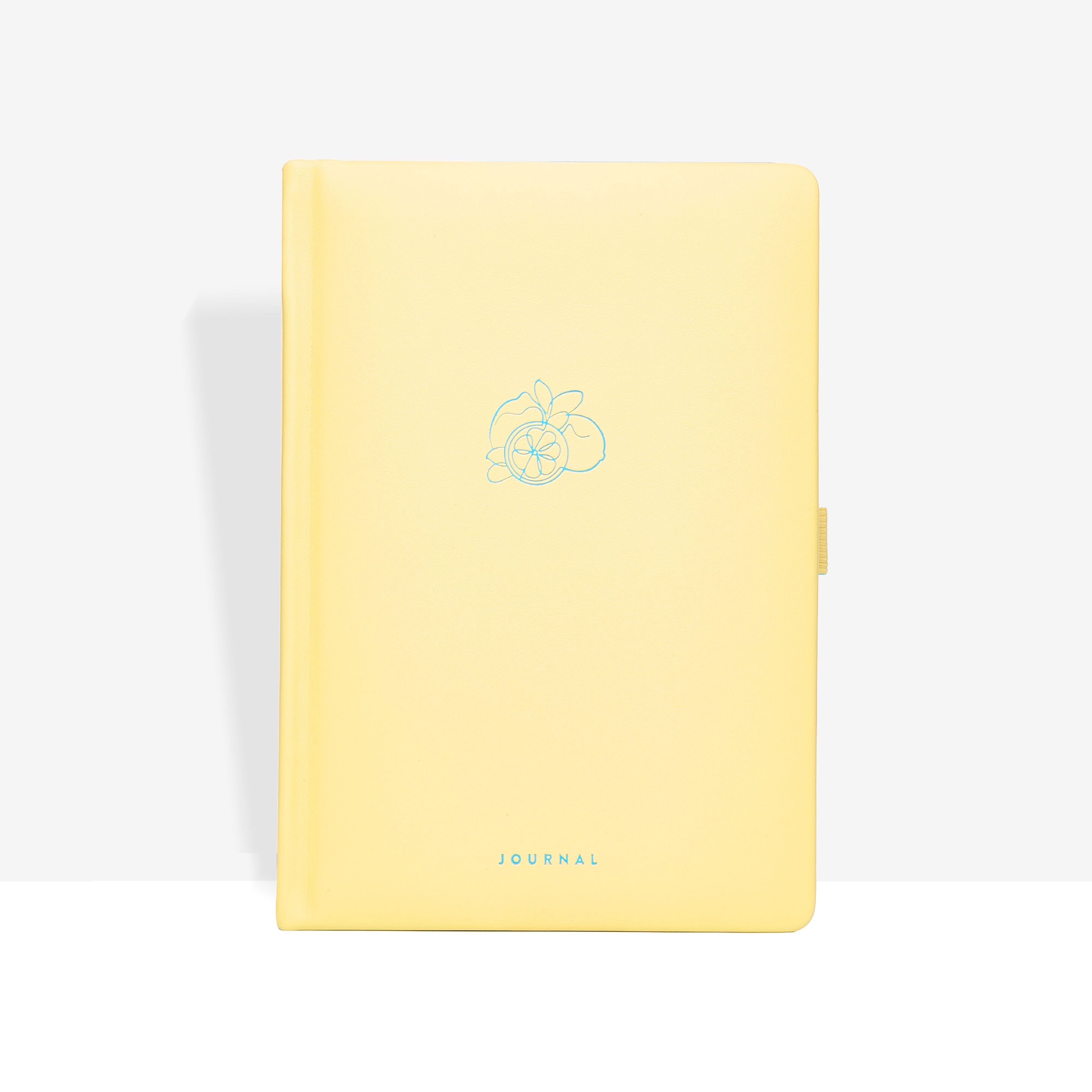 Gepunktetes Notizbuch Zitrone A5