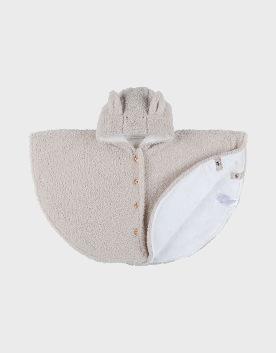 M&M25 Poncho Sherpa latte