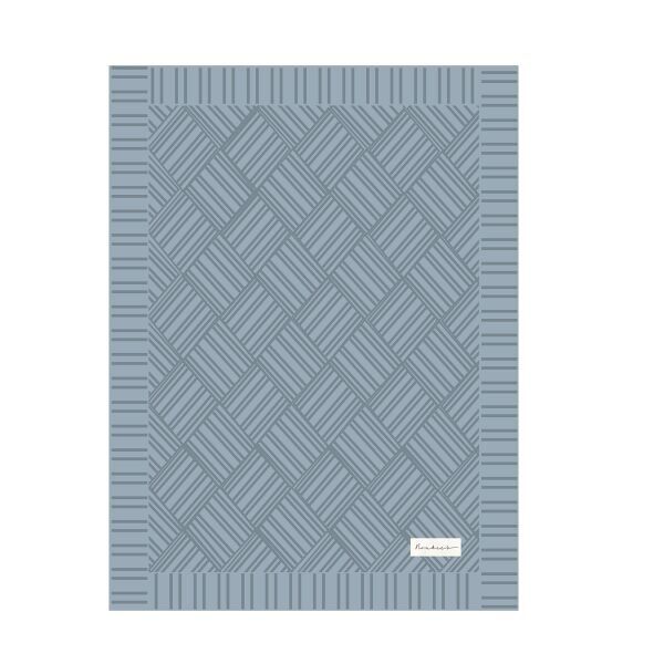 M&M24 Knitted Blanket Ice Blue 75x100