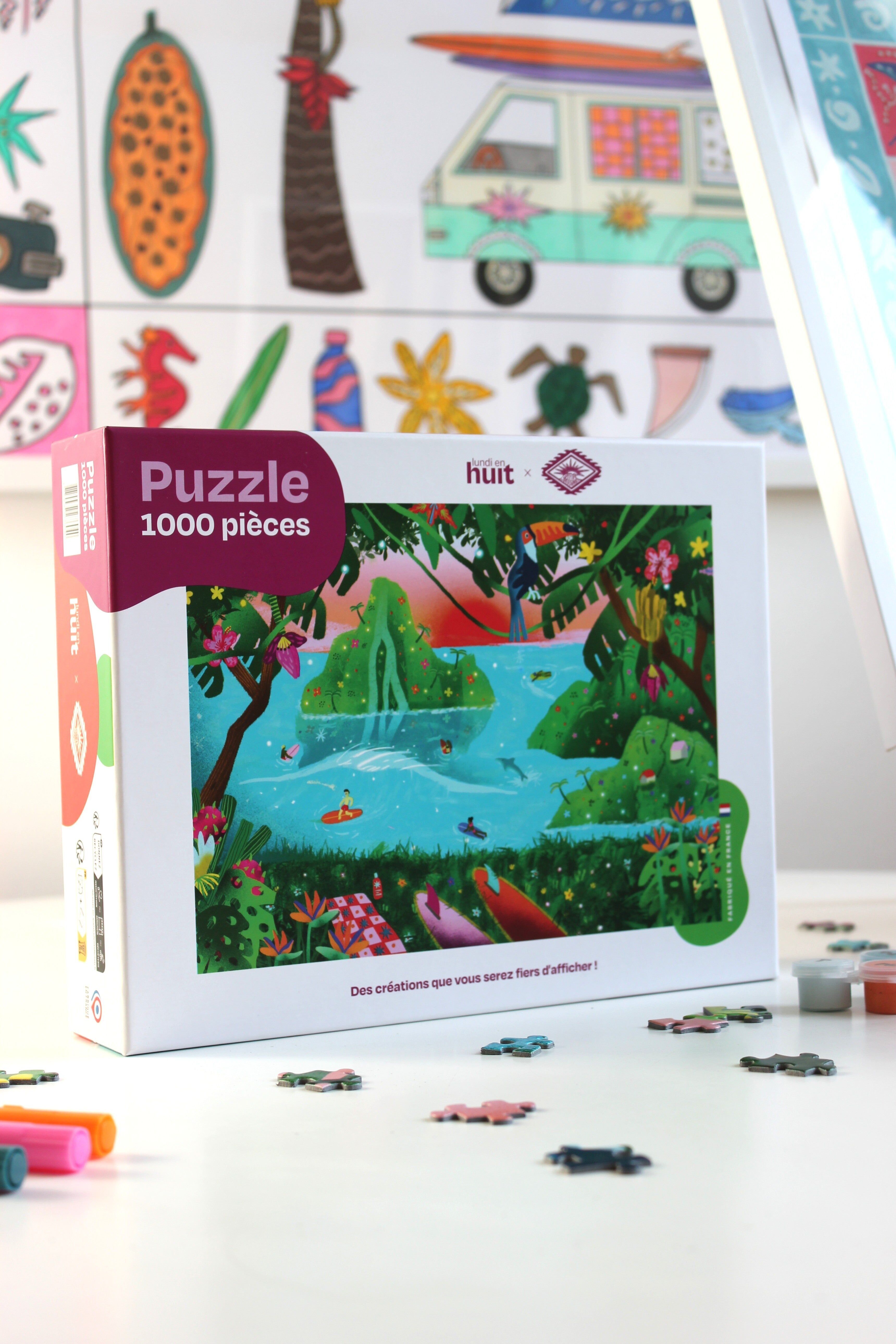 1000-piece puzzle made in France | Pitisdessins