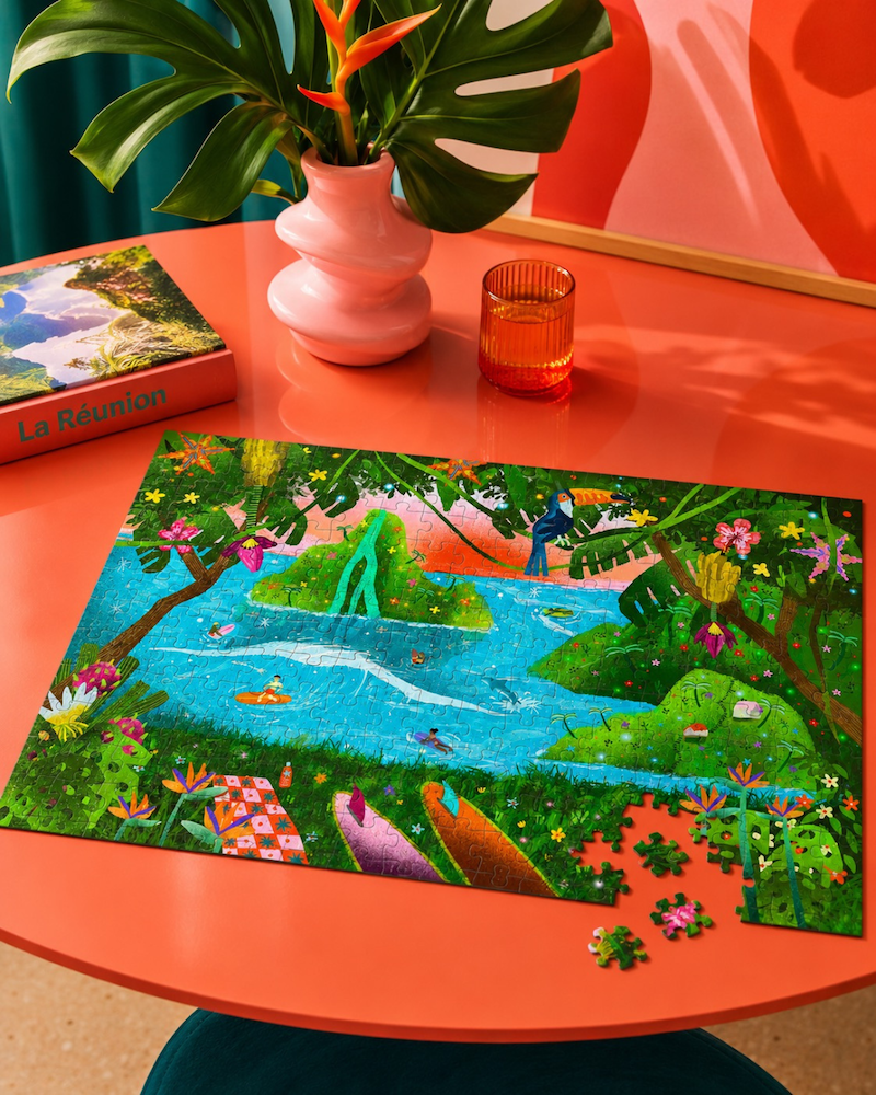1000-piece puzzle made in France | Pitisdessins