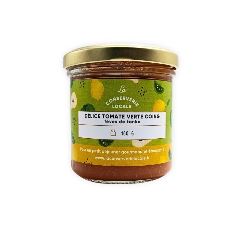 Délice Tomate Verte Coing Fèves de Tonka 160g