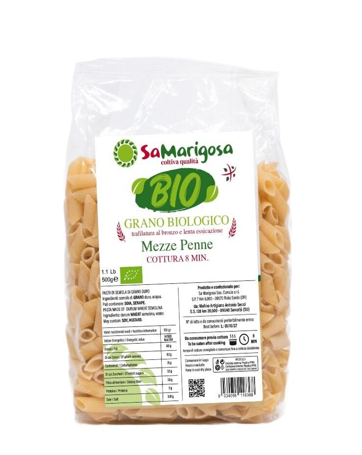 Bio-Weizen-Mezze-Penne
