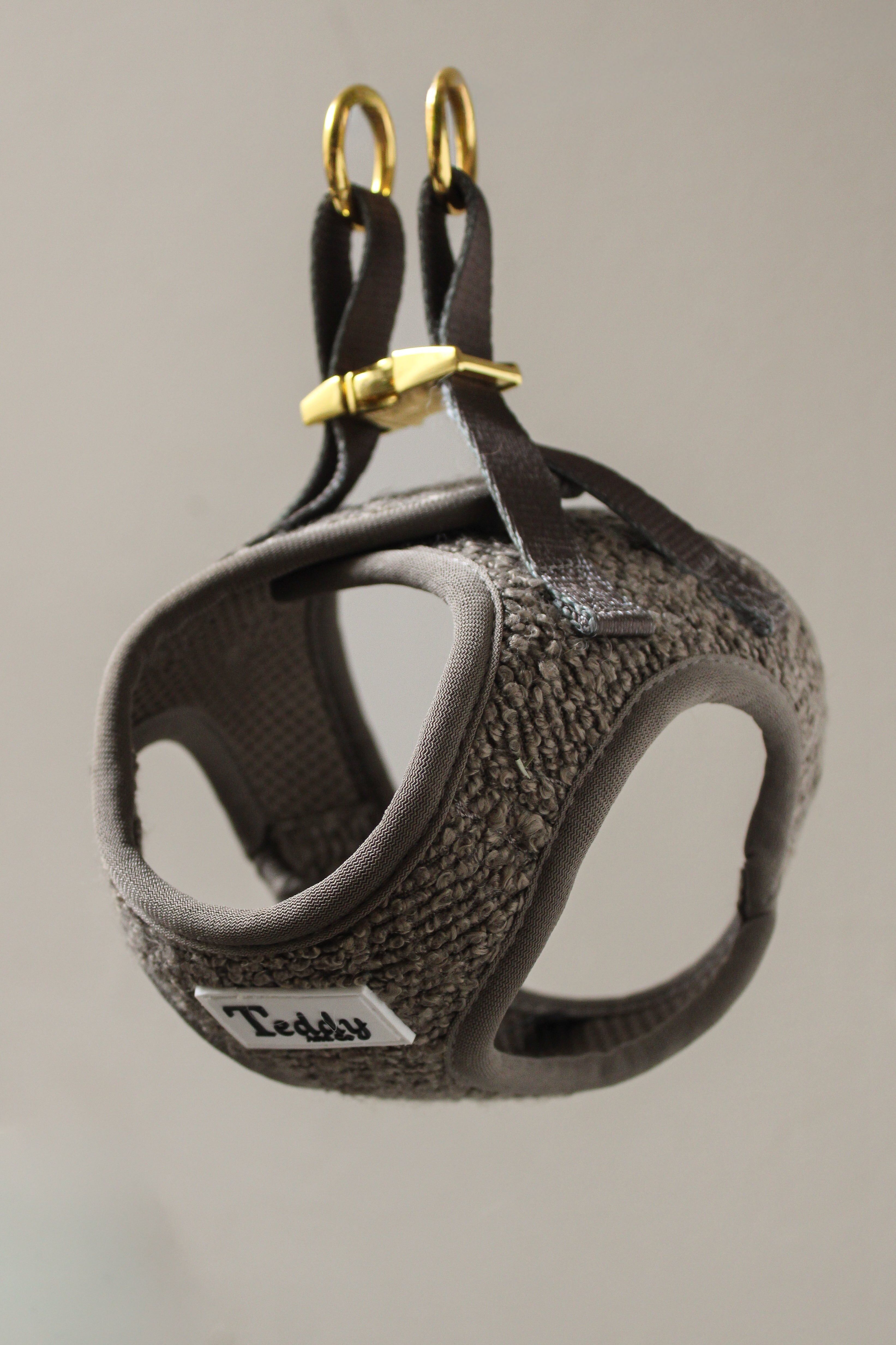 Easy Fit Pull-On Dog Harness Coffee┃Trouble Fabric