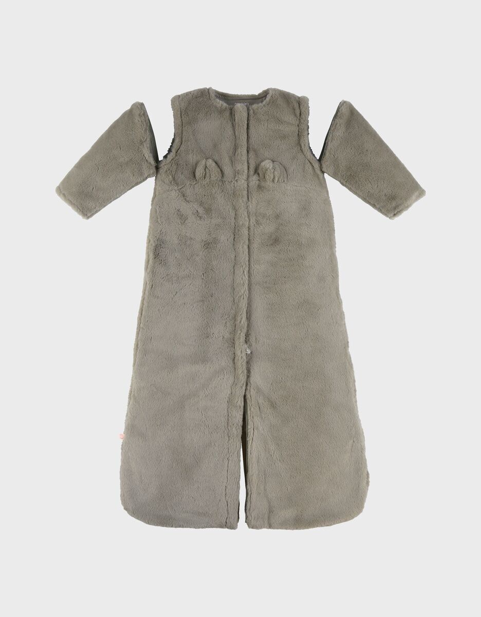 M&M25 Sleeping bag 100cm fake fur, kaki