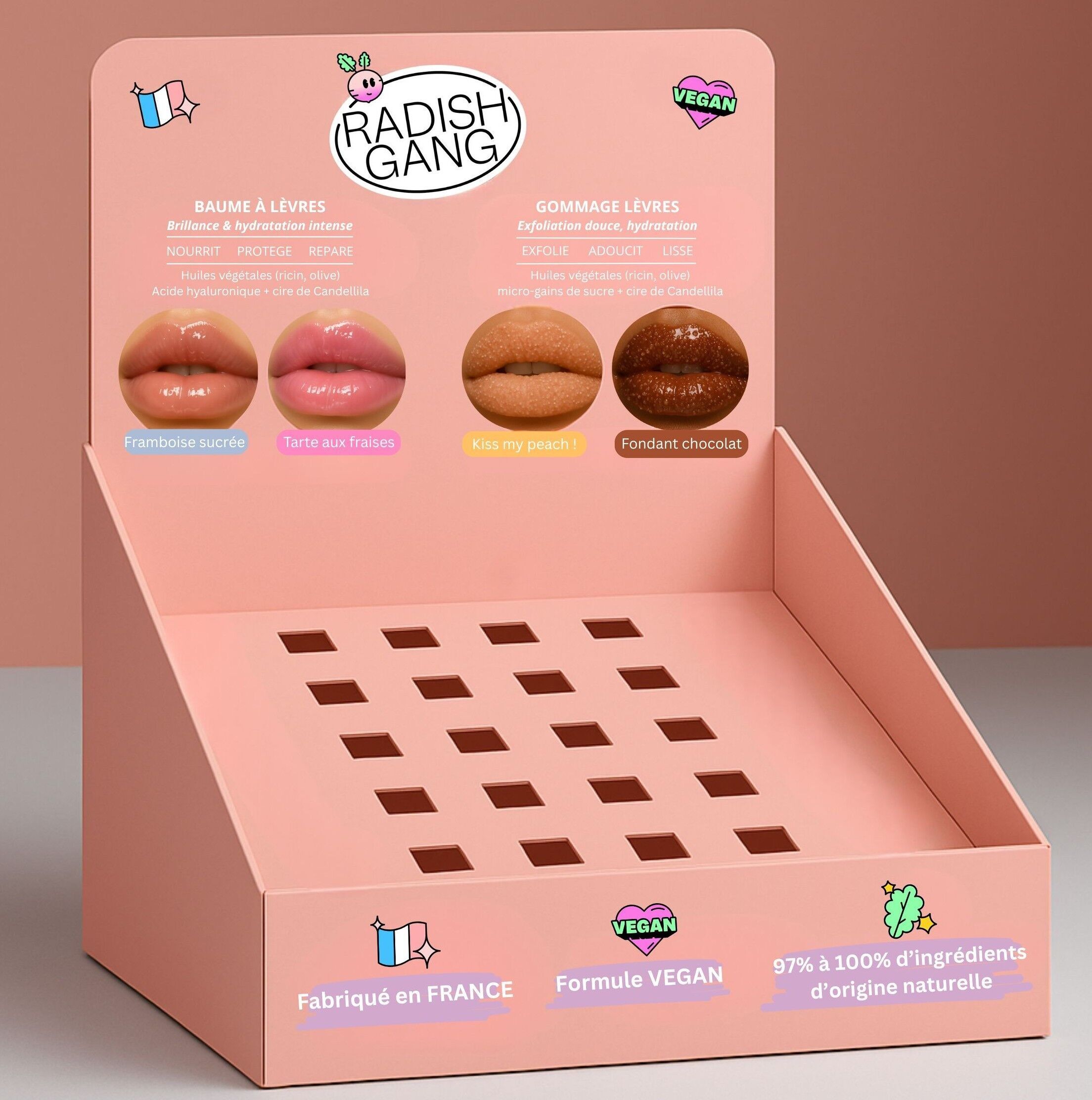 Présentoir vide - 26mx16cm