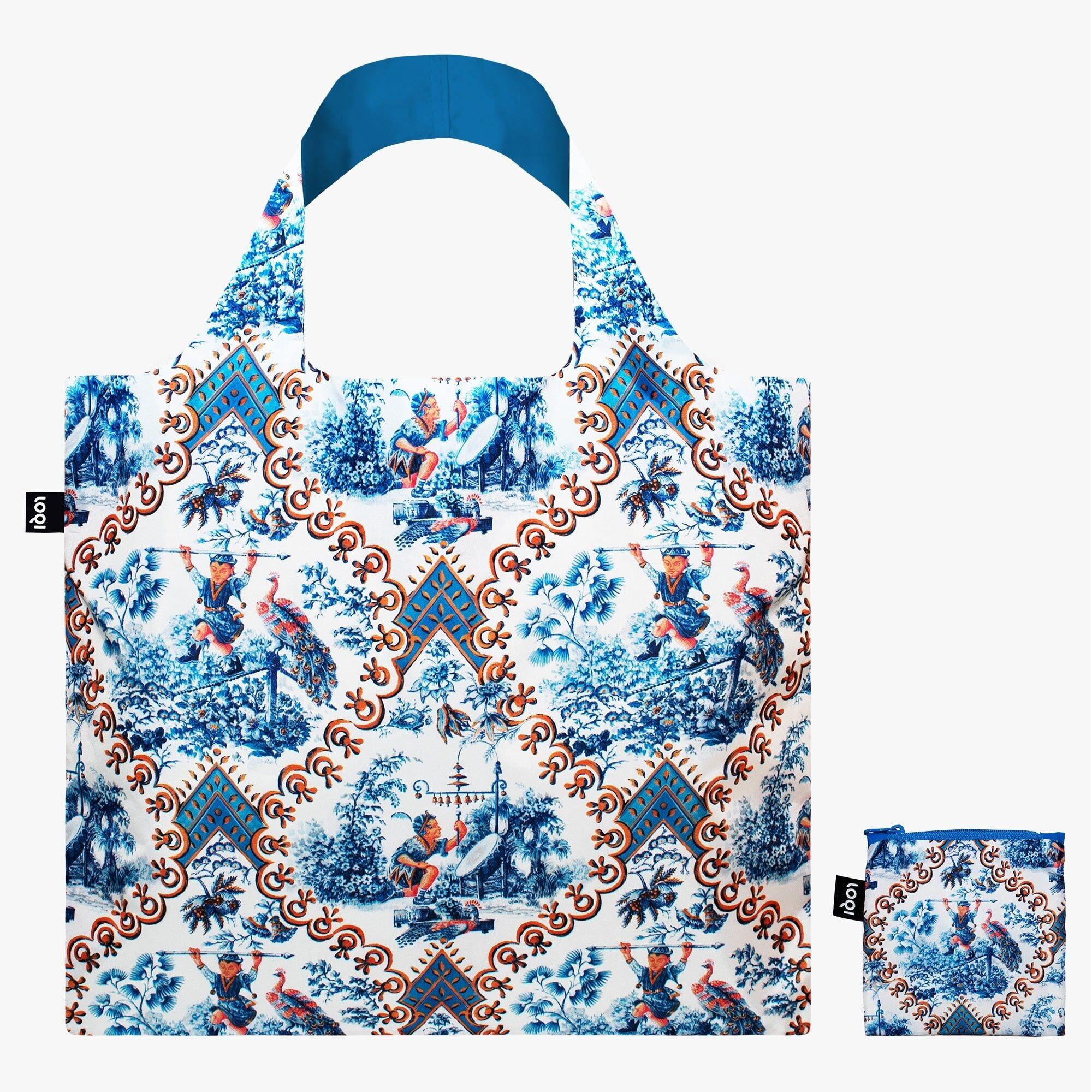 ARTE DECORATIVA Borsa riciclata Toile de Jouy Juggler