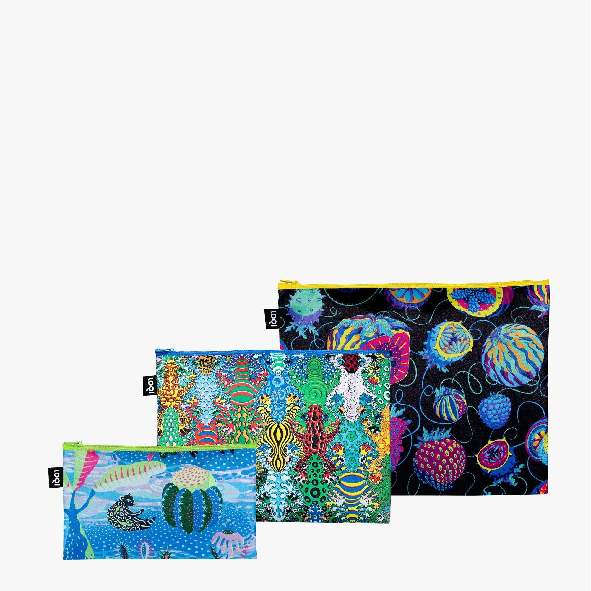 SAM WILDE Bounty, Equi–, Quandary Tasche con cerniera riciclate