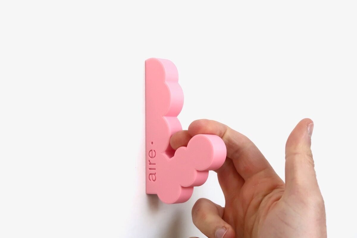 Bunter Kleiderhaken – Crazy Hook – Rosa