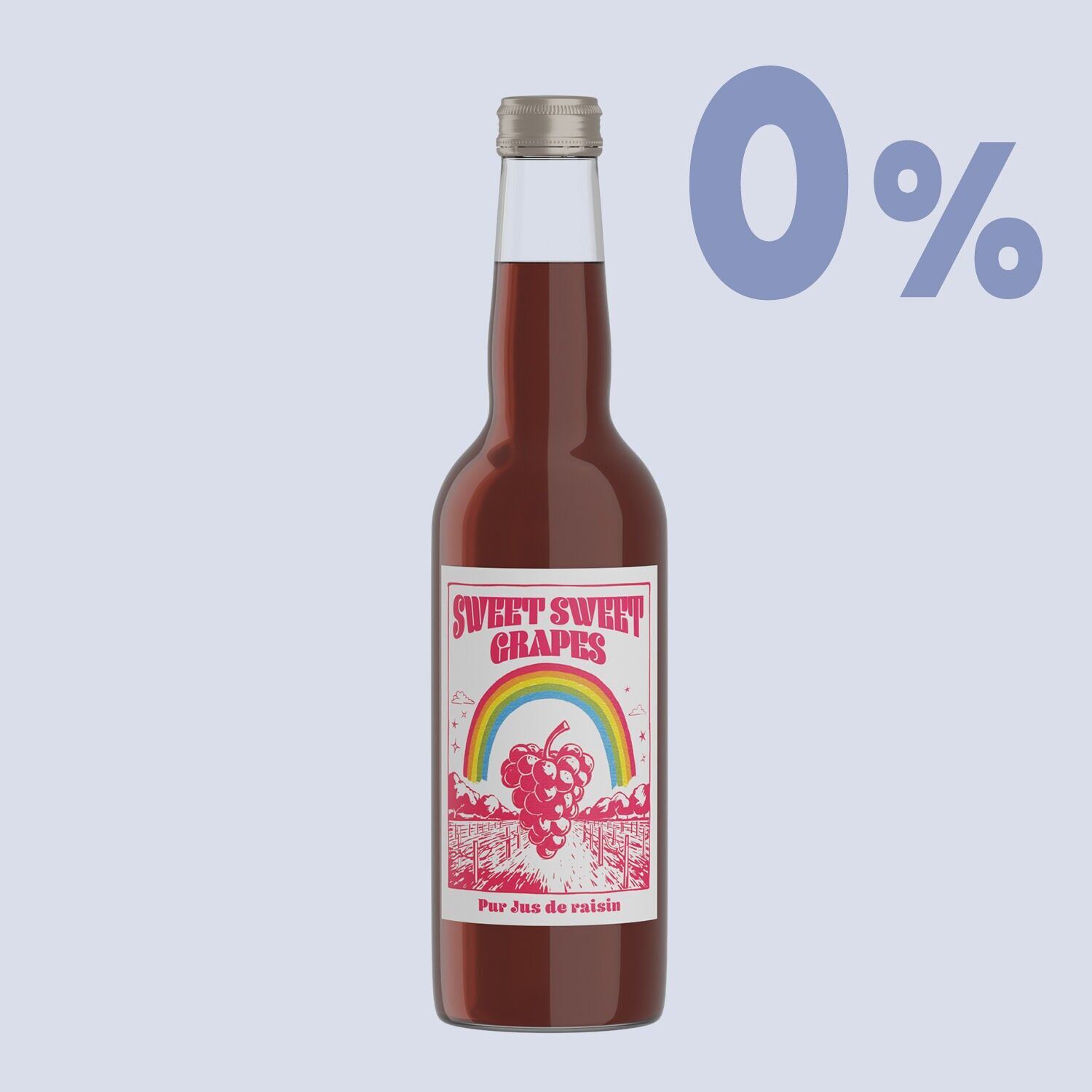 Succo d'uva dolce - Bibita analcolica per cocktail - 33cl