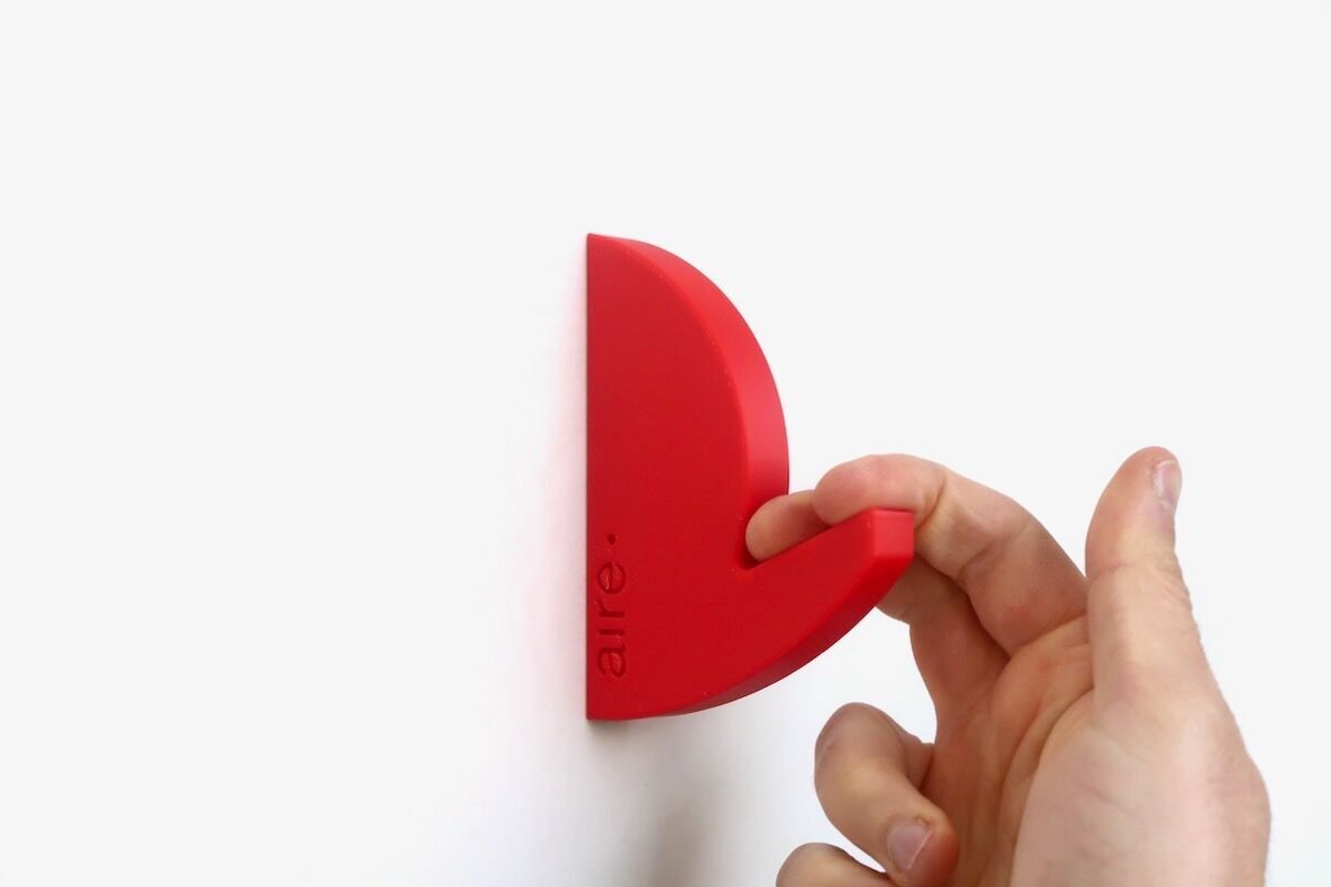 Patère colorée - Crazy Hook - Rouge