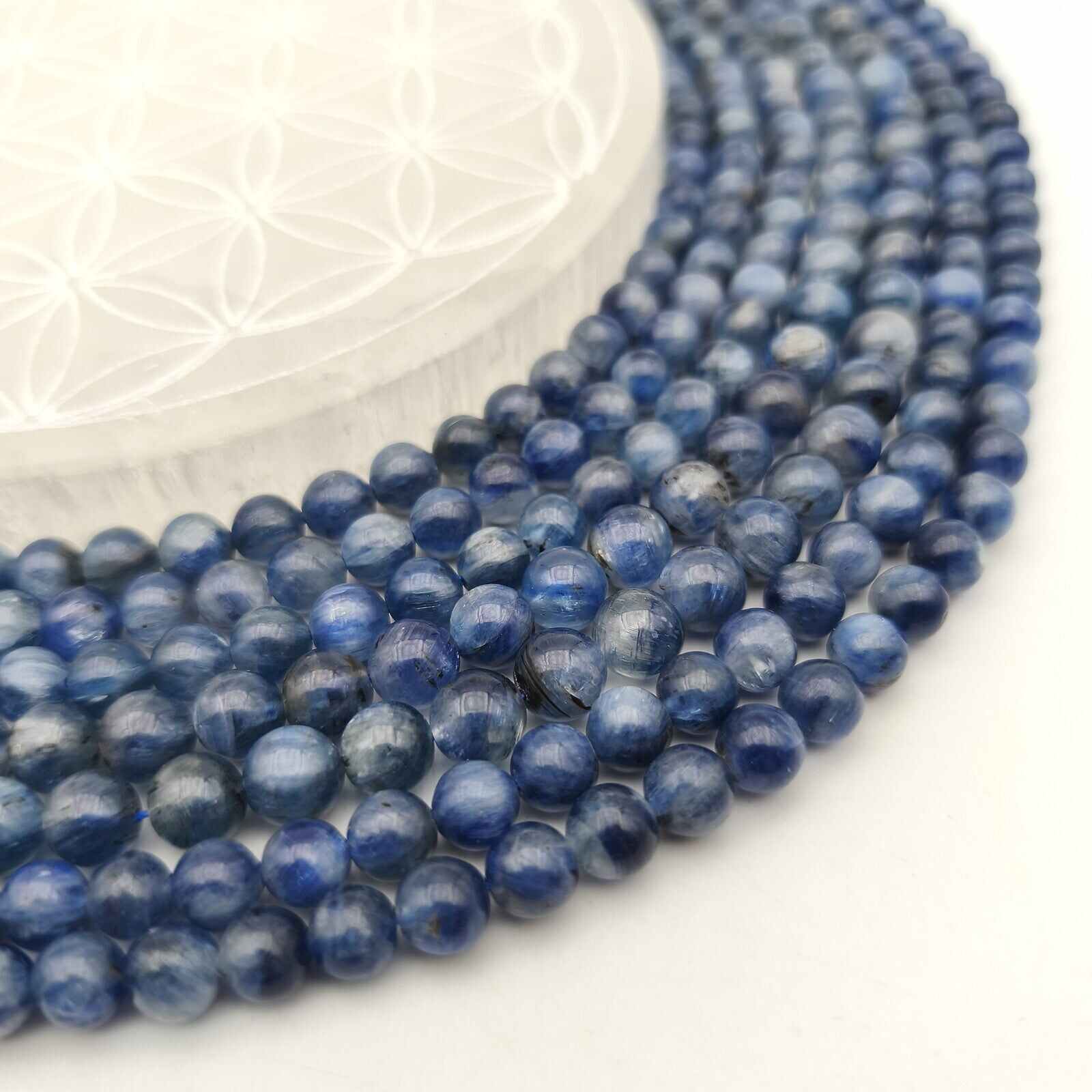 Rang - Natürlicher Kyanit (8 mm) - EXTRA