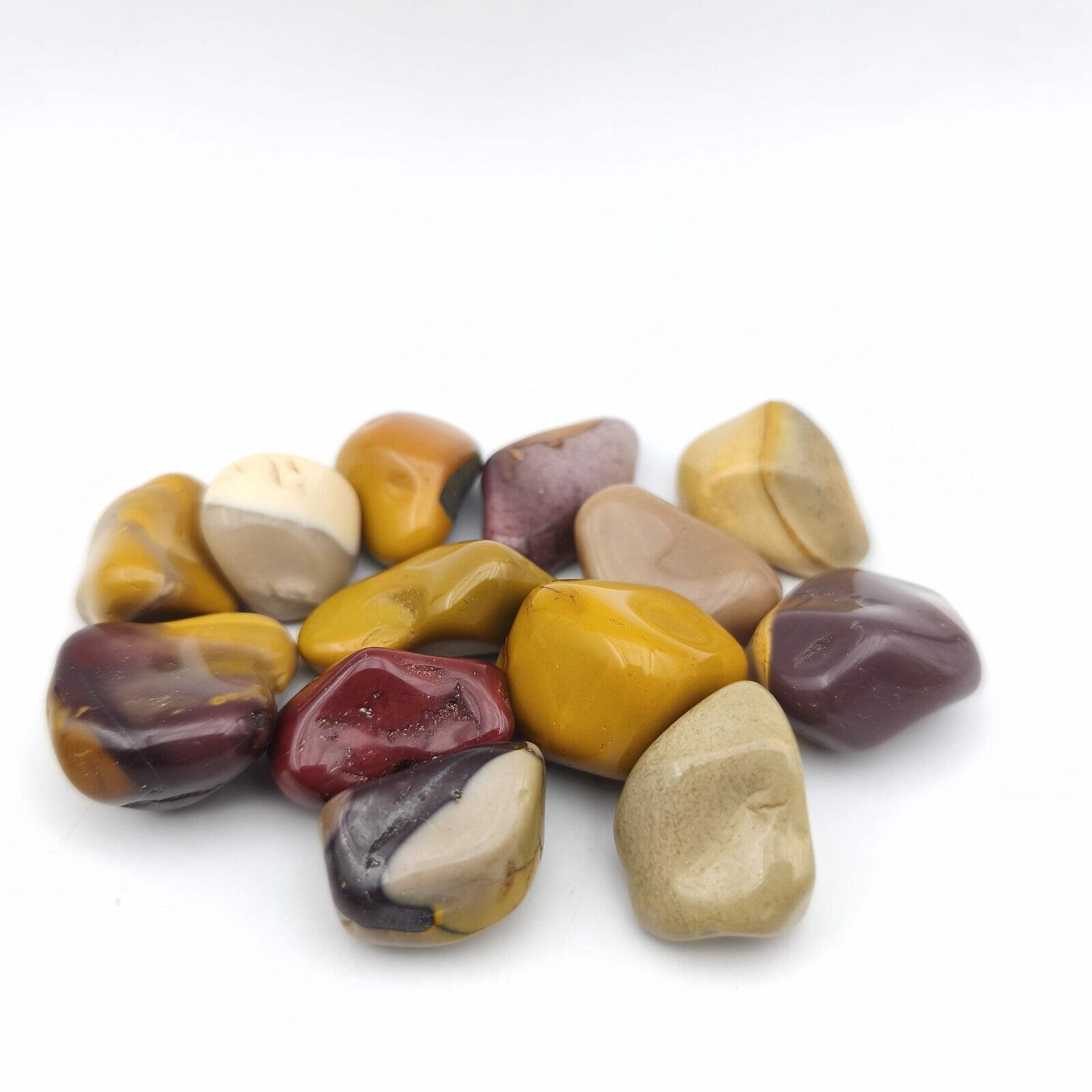 Trommelsteine ​​– Mookait-Jaspis