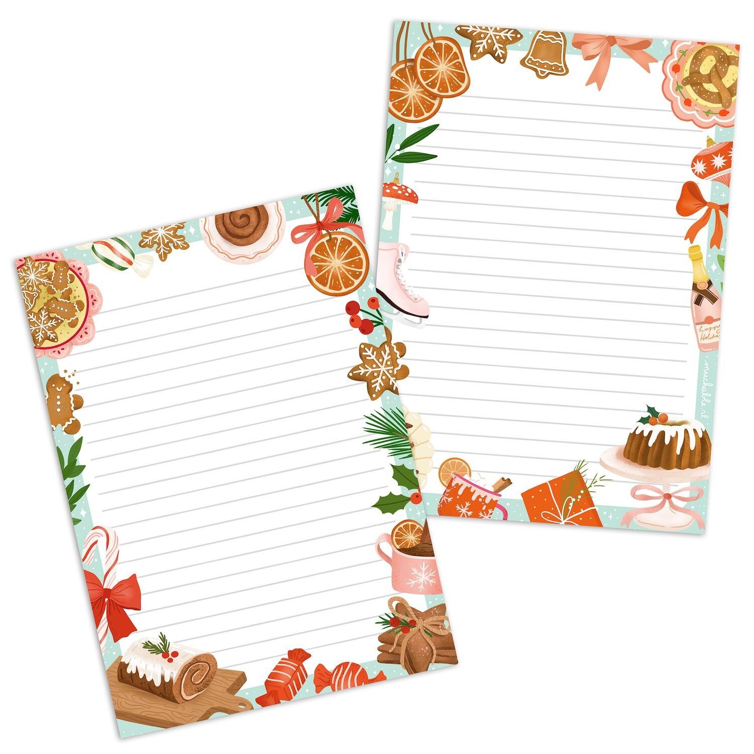 Notizblock-Design A5 – gemütliche/niedliche Weihnachtsartikel – Bücher