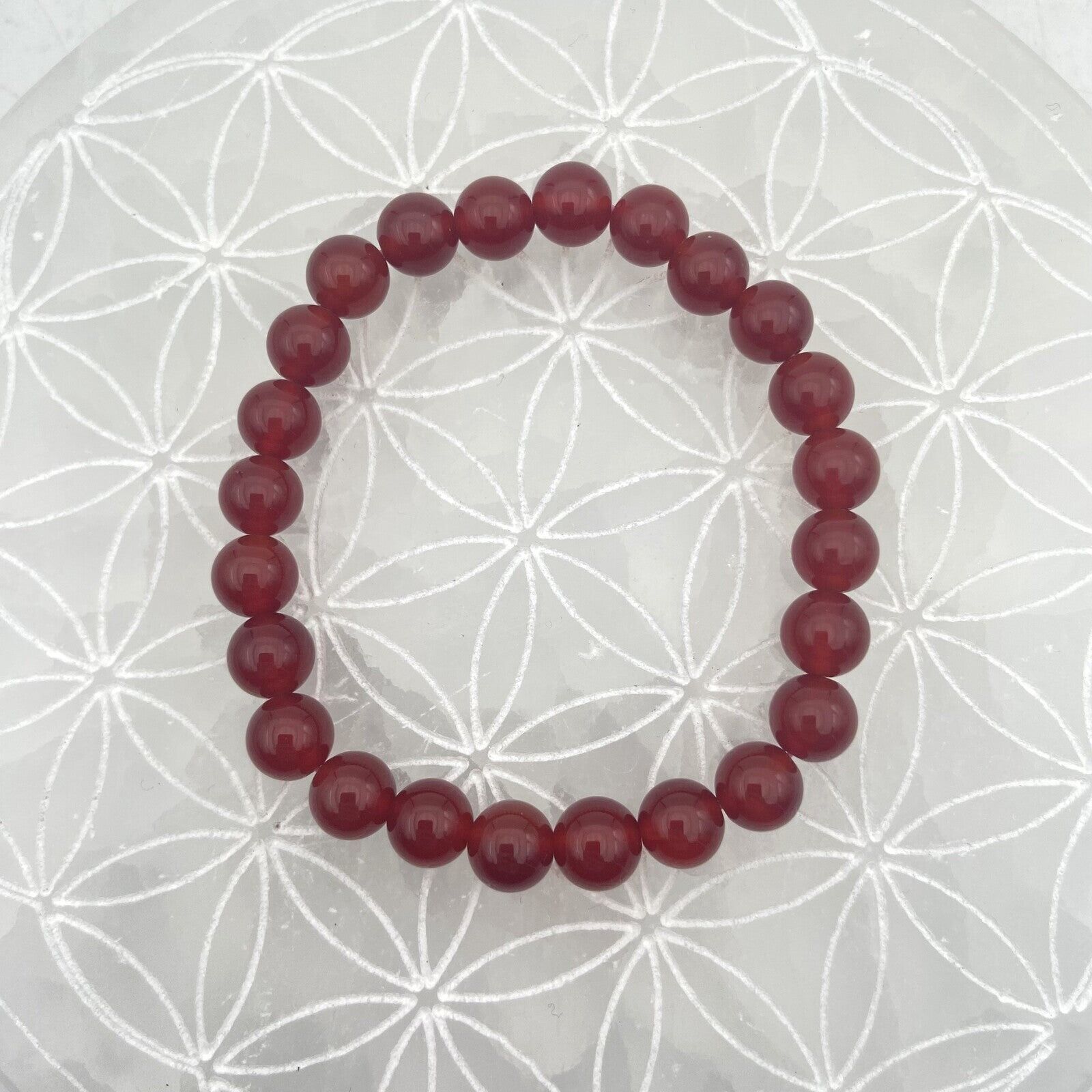 Armband - Karneol (8 mm)