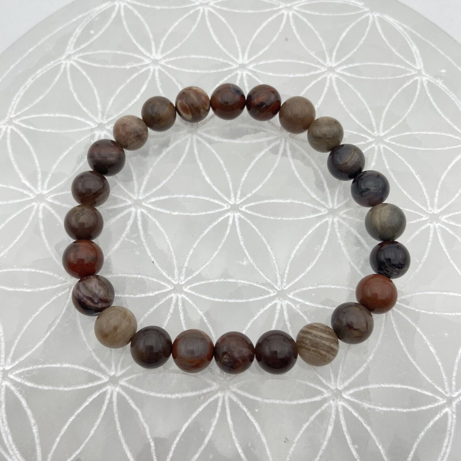 Armband - Fossilholz (8 mm)