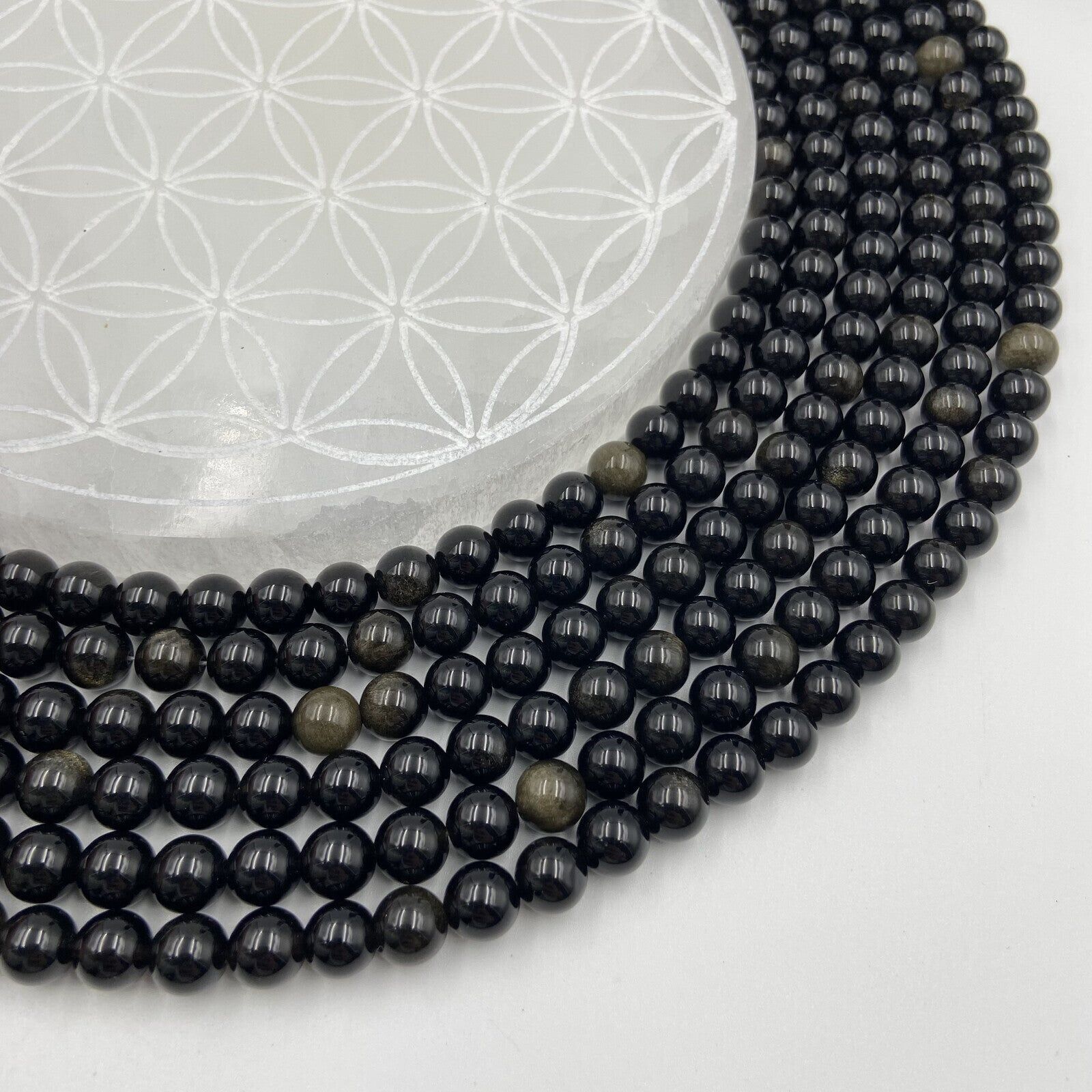 Grado - Ossidiana dorata (8 mm)